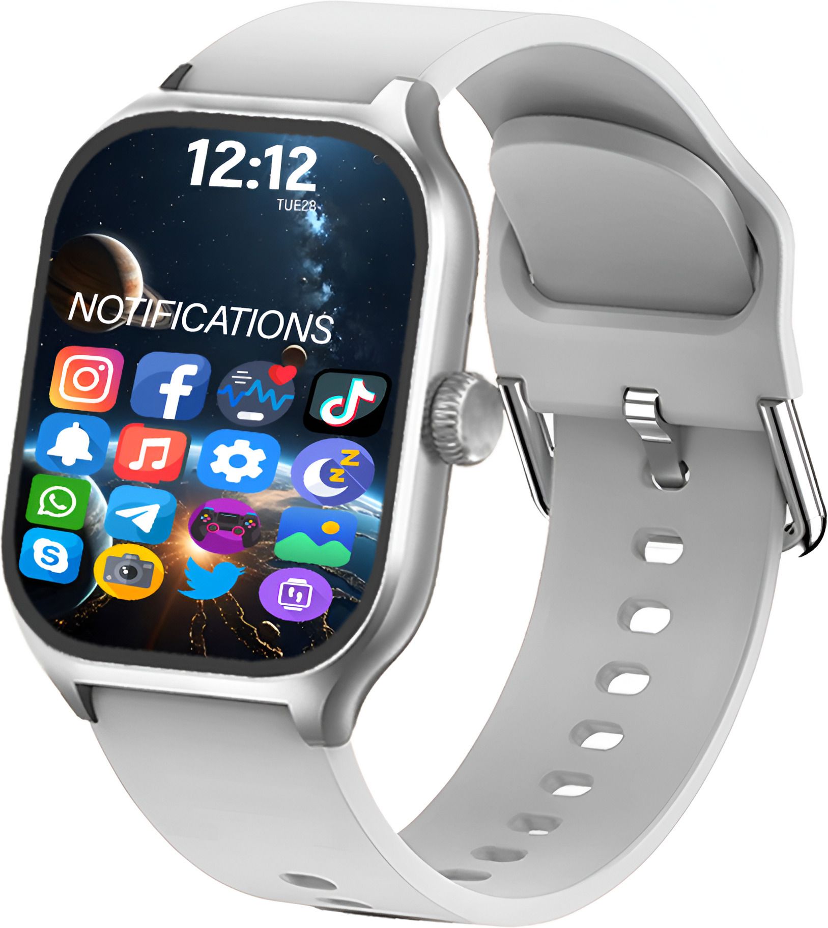 GameSir 2.01 AMOLED Display, Smart Health Monitoring, Fitness, 100+ Sports Mode Smartwatch-picture-29