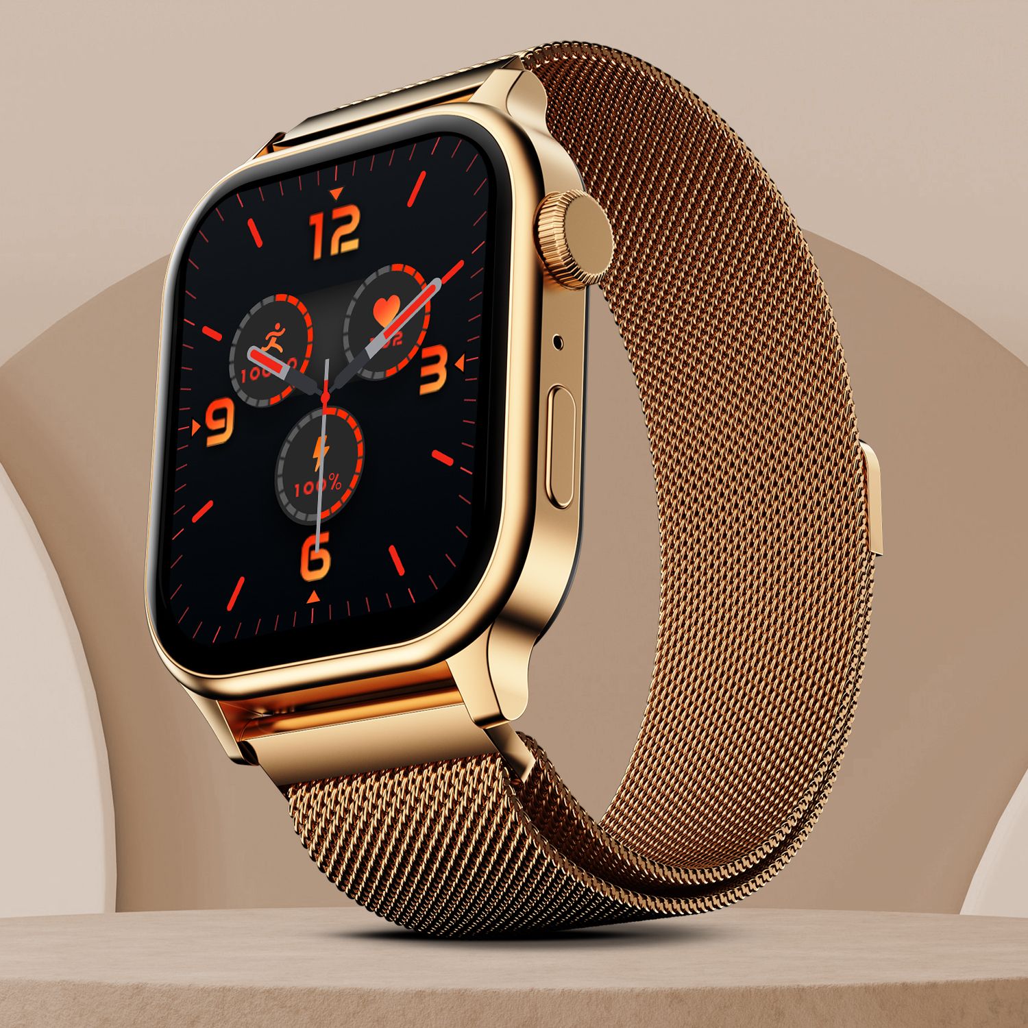 Fire-Boltt Rise Luxe Bluetooth Calling 47mm (1.85), Metal Body & Rotating Crown, 123 Sports Smartwatch-picture-23