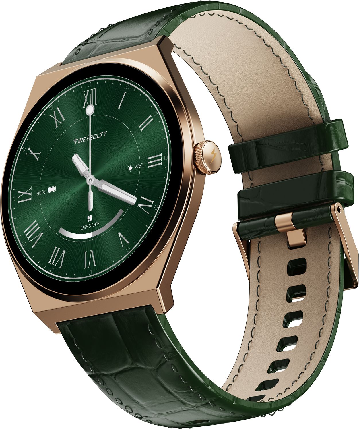Fire-Boltt Legacy Nova 1.43 inch Ultra Slim AMOLED Wireless Charging Rotating Crown BT Call Smartwatch-image-41