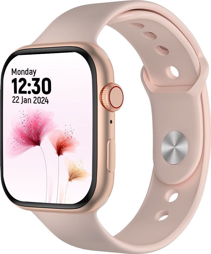 WTG i8 Pink 1.54" HD Display Bluetooth Calling, Notifications, Music & Fitness Smartwatch-image-12