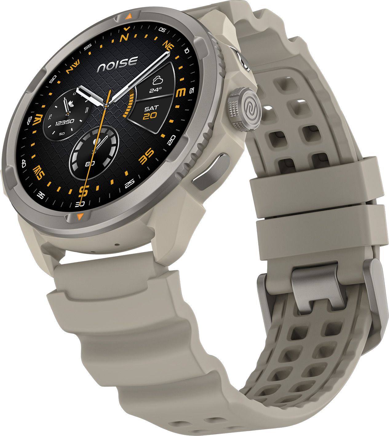 Noise Endeavour Pro Outdoor Rugged, Titanium Alloy Bezel, Dual-Band GPS, Flashlight Smartwatch-image-48