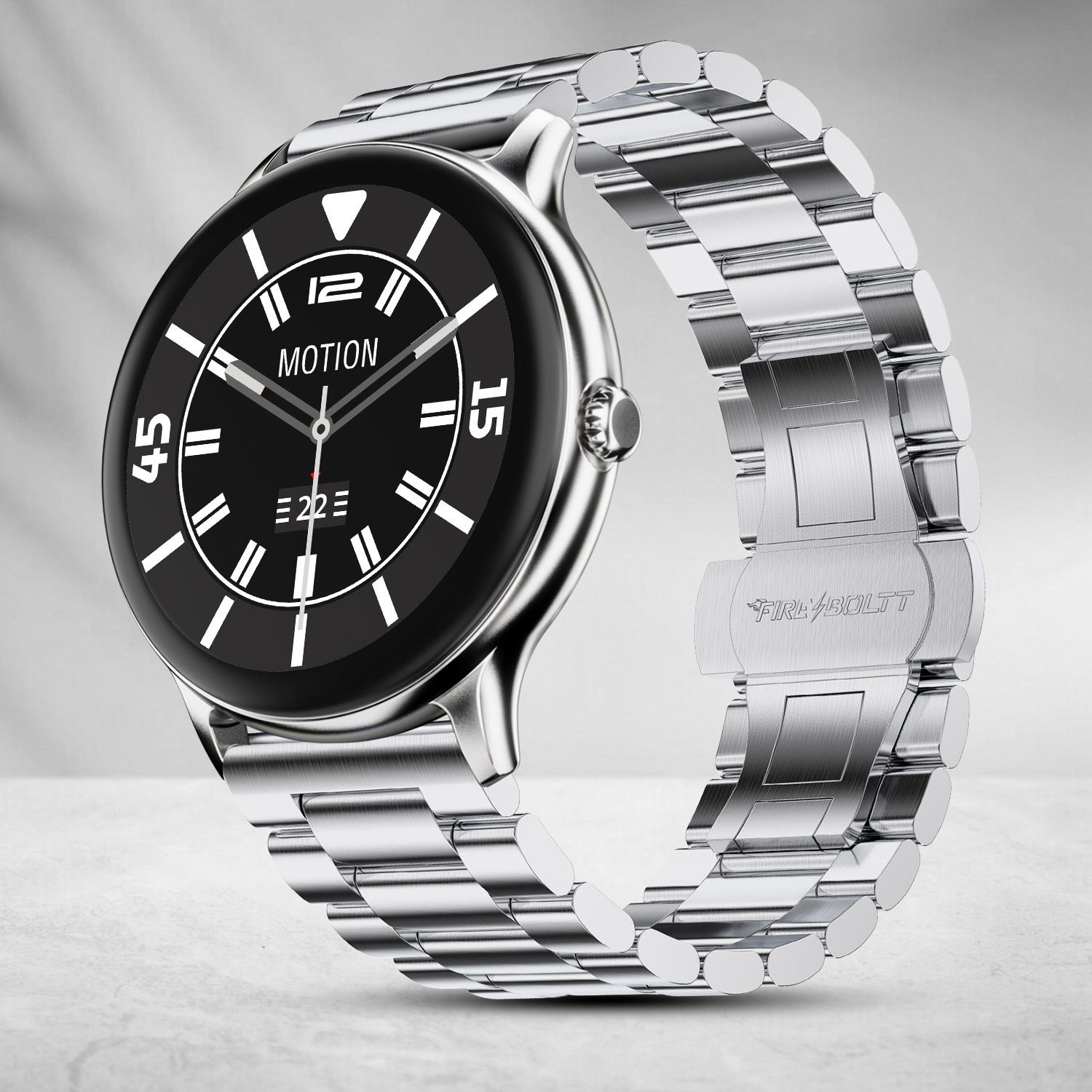 Fire-Boltt Ninja Talk 35.3mm (1.39) Round Bluetooth Calling Metal Body,120 Sports Modes Smartwatch-image-40