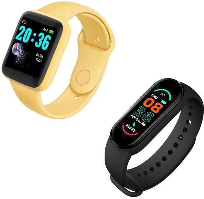 TechKing Smartwatch D 20 Bluetooth Smart Watch & M6 Bluetooth Smart Band-picture-19