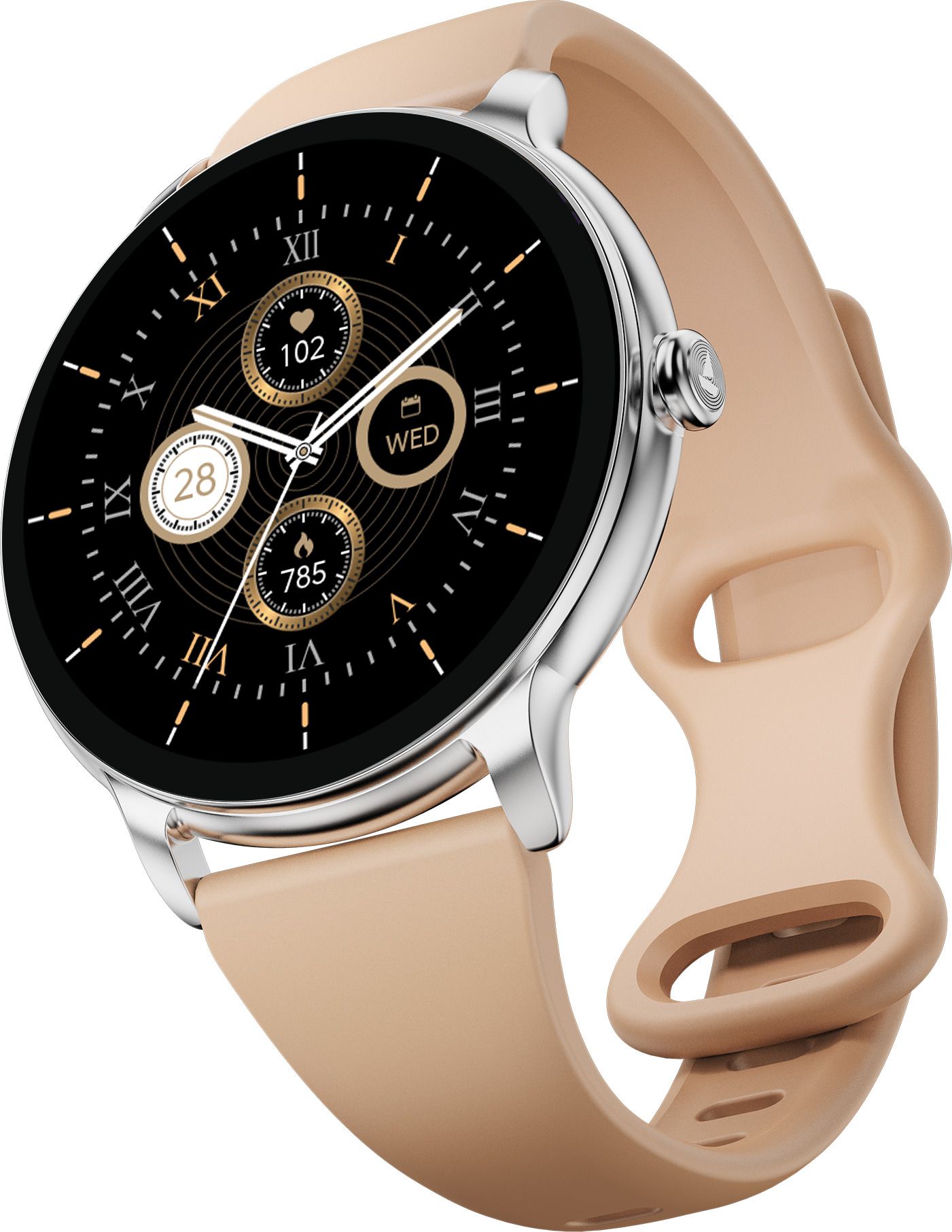 boAt Chrome Iris Ultra-Sleek Metal Body,1.32 AMOLED,1000 Nits,Female Cycle Tracking Smartwatch-image-36