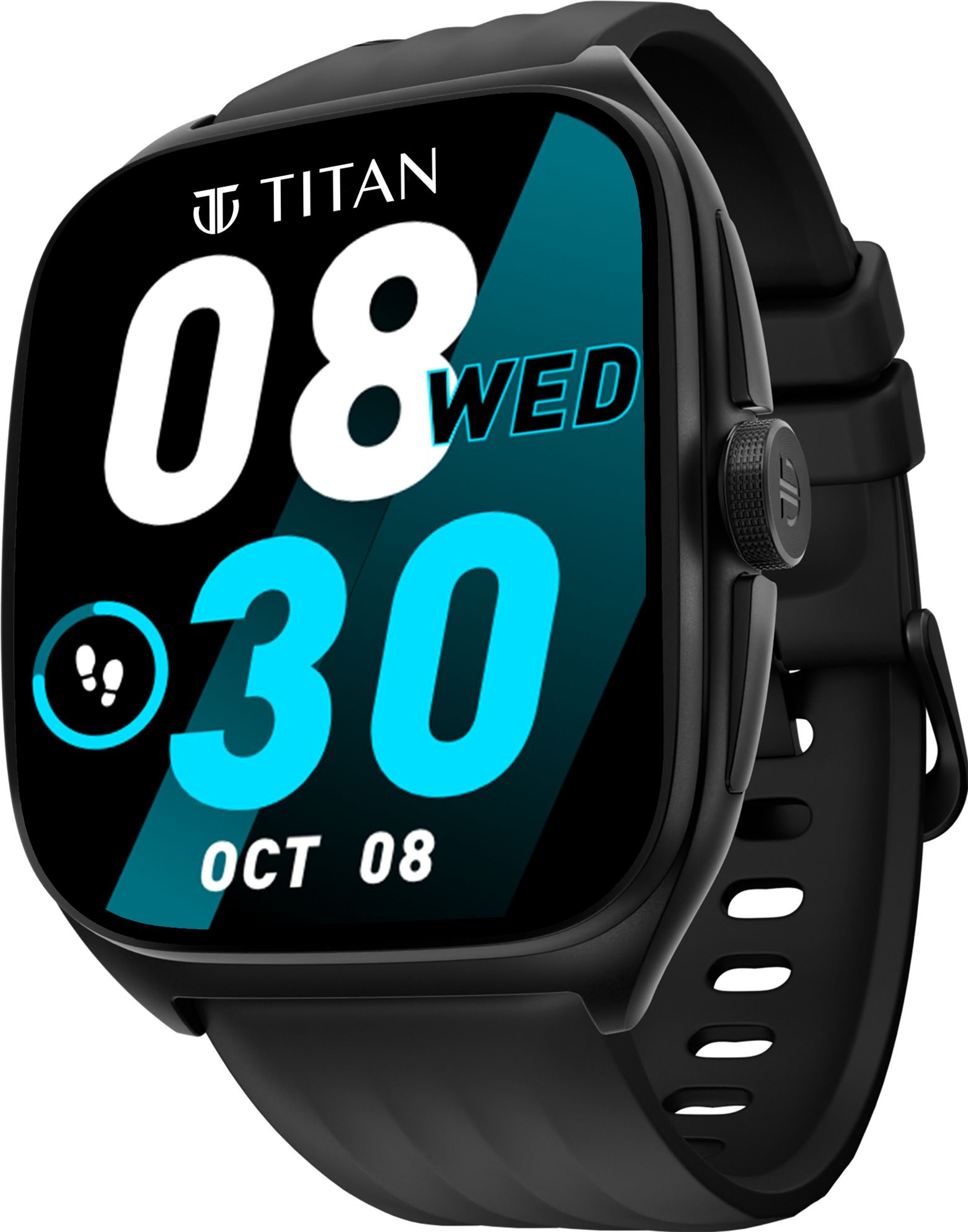 Titan Evolution |46.9mm Curved AMOLED Display|Aluminium Case|Working Crown|BT Calling Smartwatch-image-9