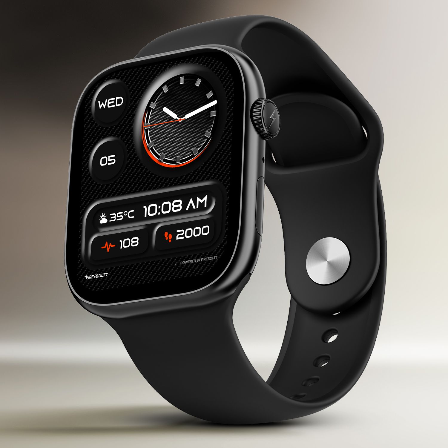 Fire-Boltt Rise X 1.96 Always On Display, Wireless Charging, Rotating Crown, Bluetooth Call Smartwatch-picture-48