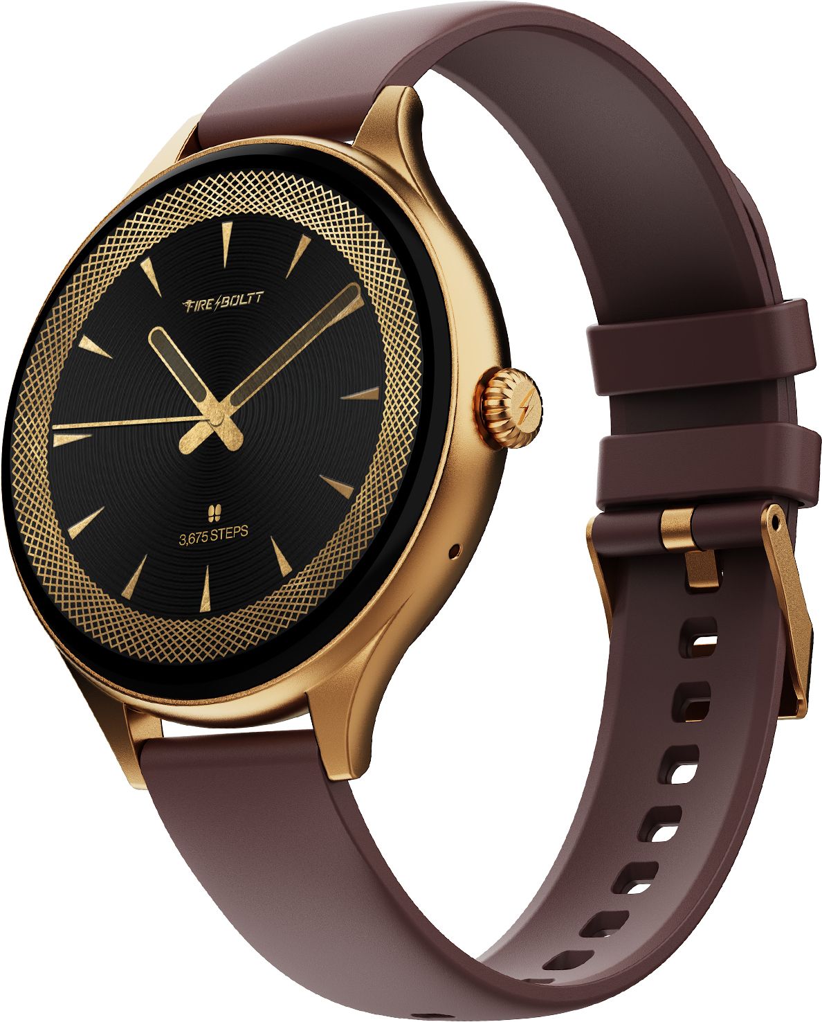 Fire-Boltt Hurricane Air 1.26 Round Display Rotating Crown Metal Body Wireless Charging Smartwatch-image-16