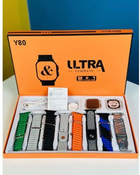 SHANVI ENTERPRISES 7in1 Ultra Smart Watch 8 Strip Bluetooth Call Smartwatch-image-40