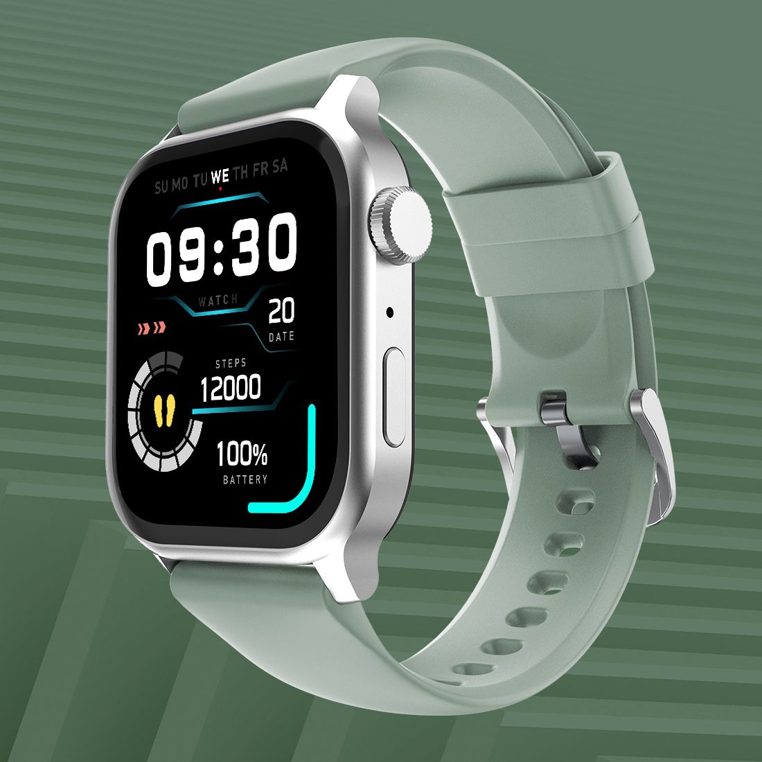 Fire-Boltt Rise Bluetooth Calling 47mm (1.85), Metal Bod & Rotating Crown, 123 Sports Smartwatch-picture-16