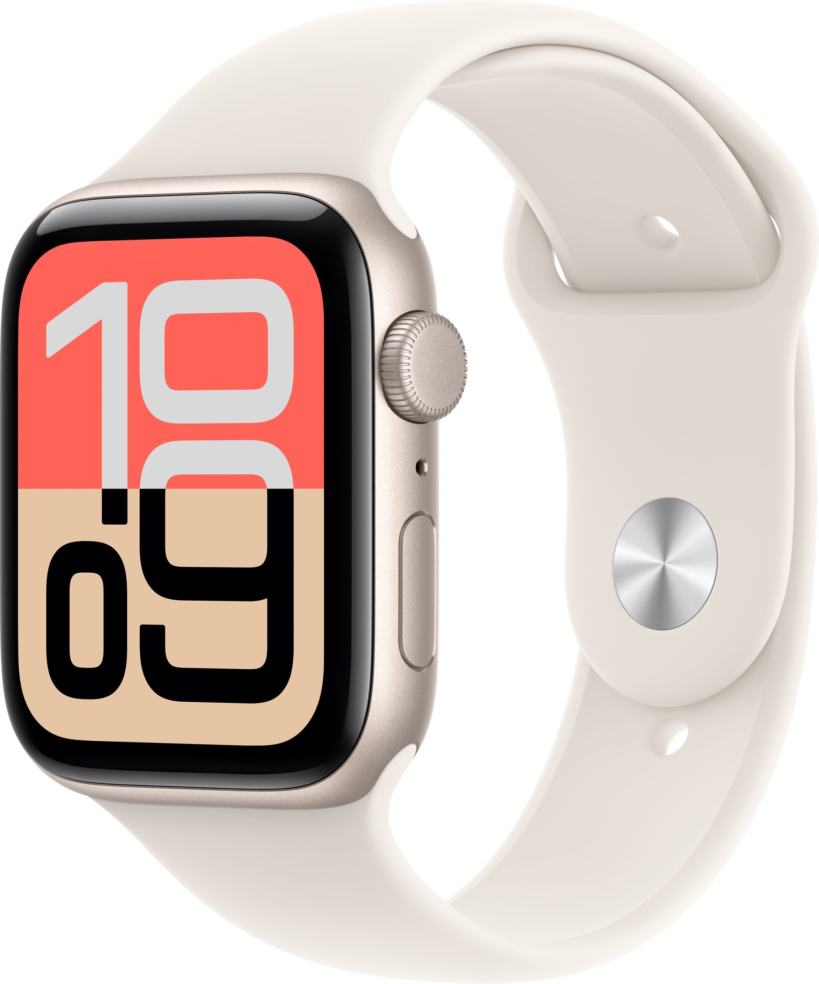 Apple Watch SE 3(2025) GPS 44mm Starlight Aluminium Case Starlight Sport Band - M/L-picture-34