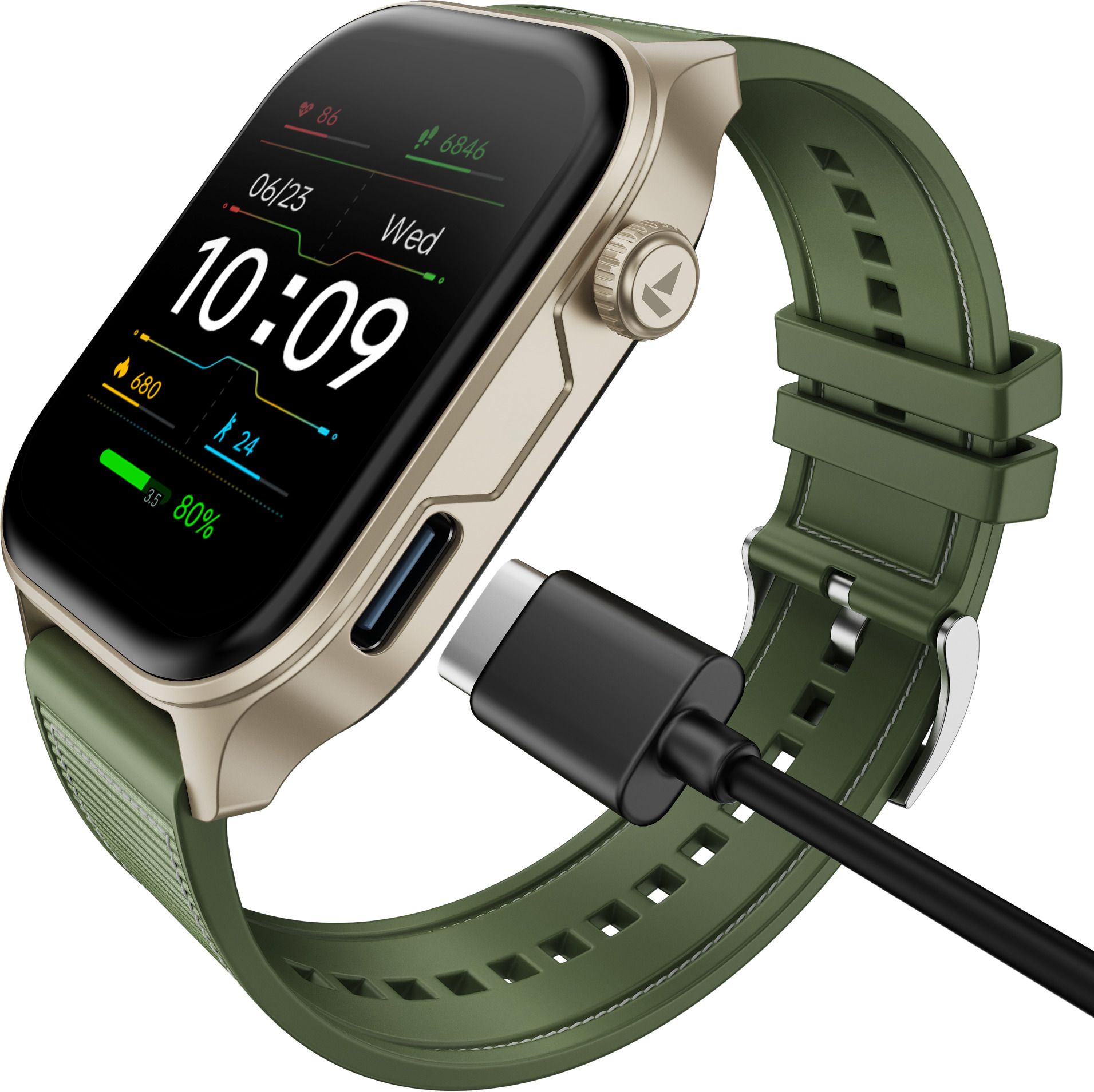 boAt Ultima Vogue 2, Type-C , 1.96" AMOLED Display, 1000 nits, Metal body. Smartwatch-picture-14