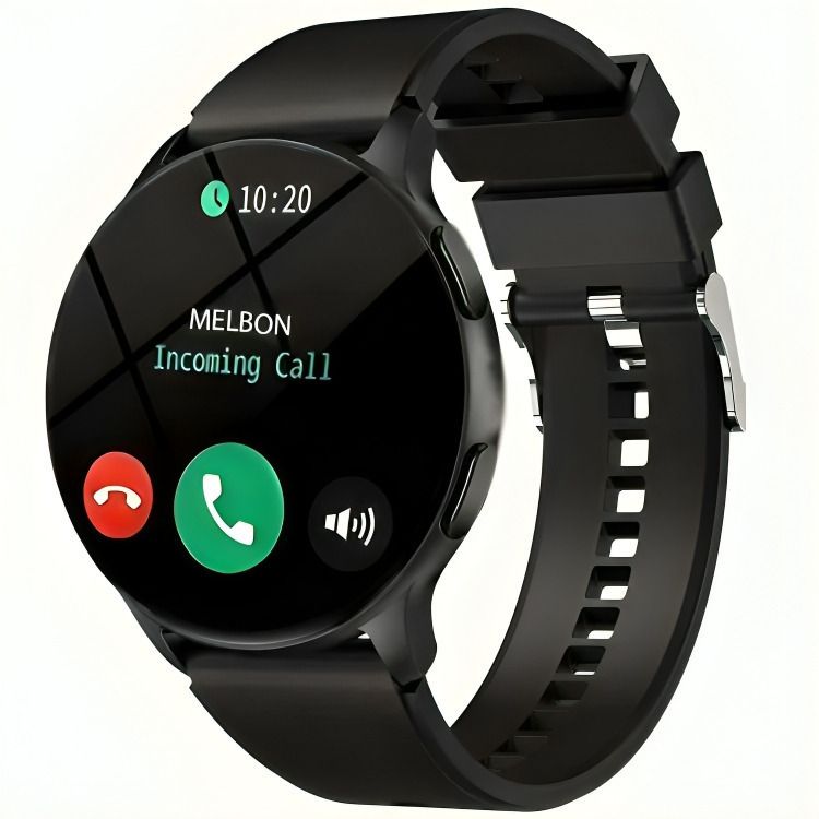Melbon Active 2 Bluetooth calling, Sporty Heart Rate Monitoring Sleep Tracking Round Smartwatch-image-37