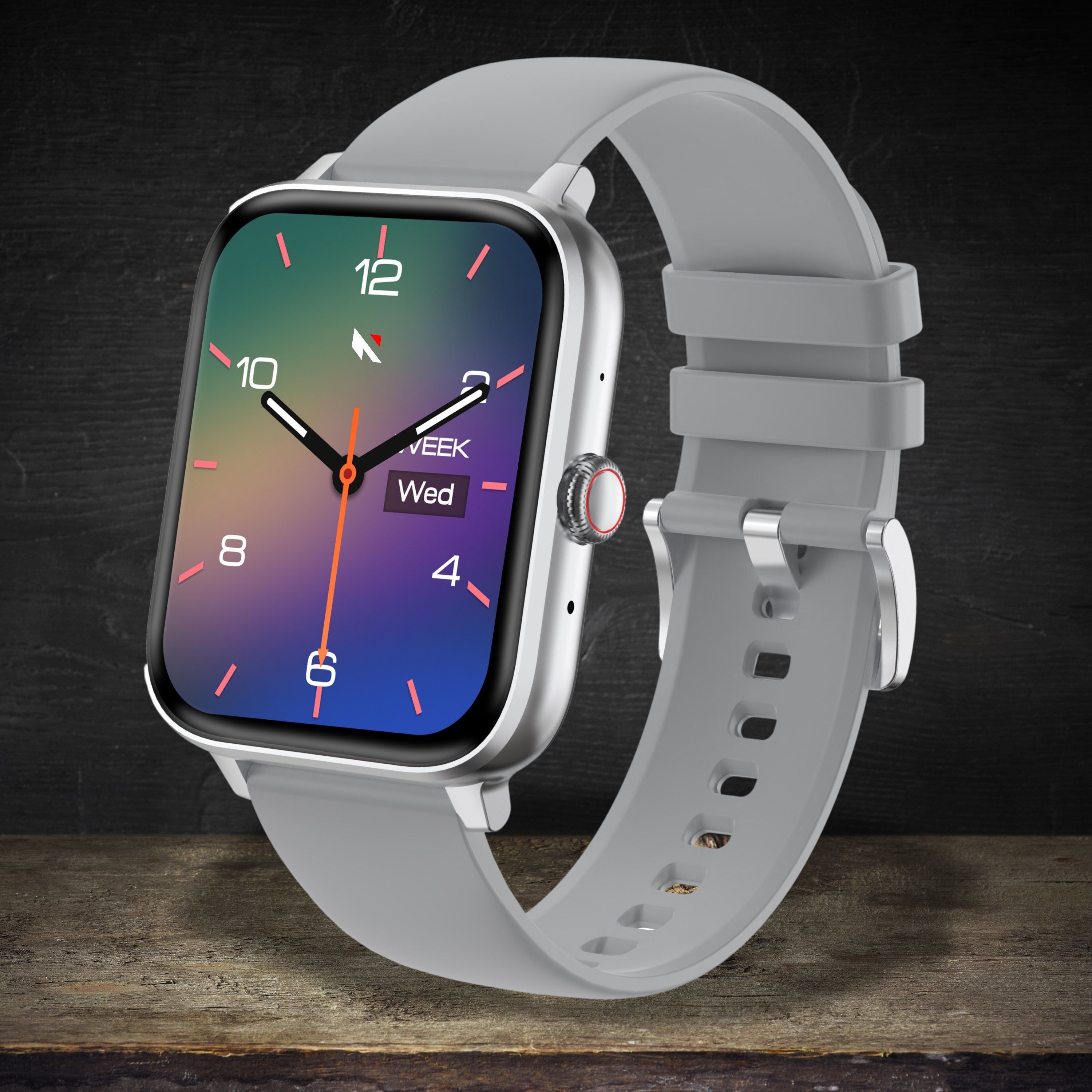 Nervfit Vibe 1.85" Display, BT Calls, Waterproof, HR/BP/Sleep tracking, 5Day Battery Smartwatch-image-41