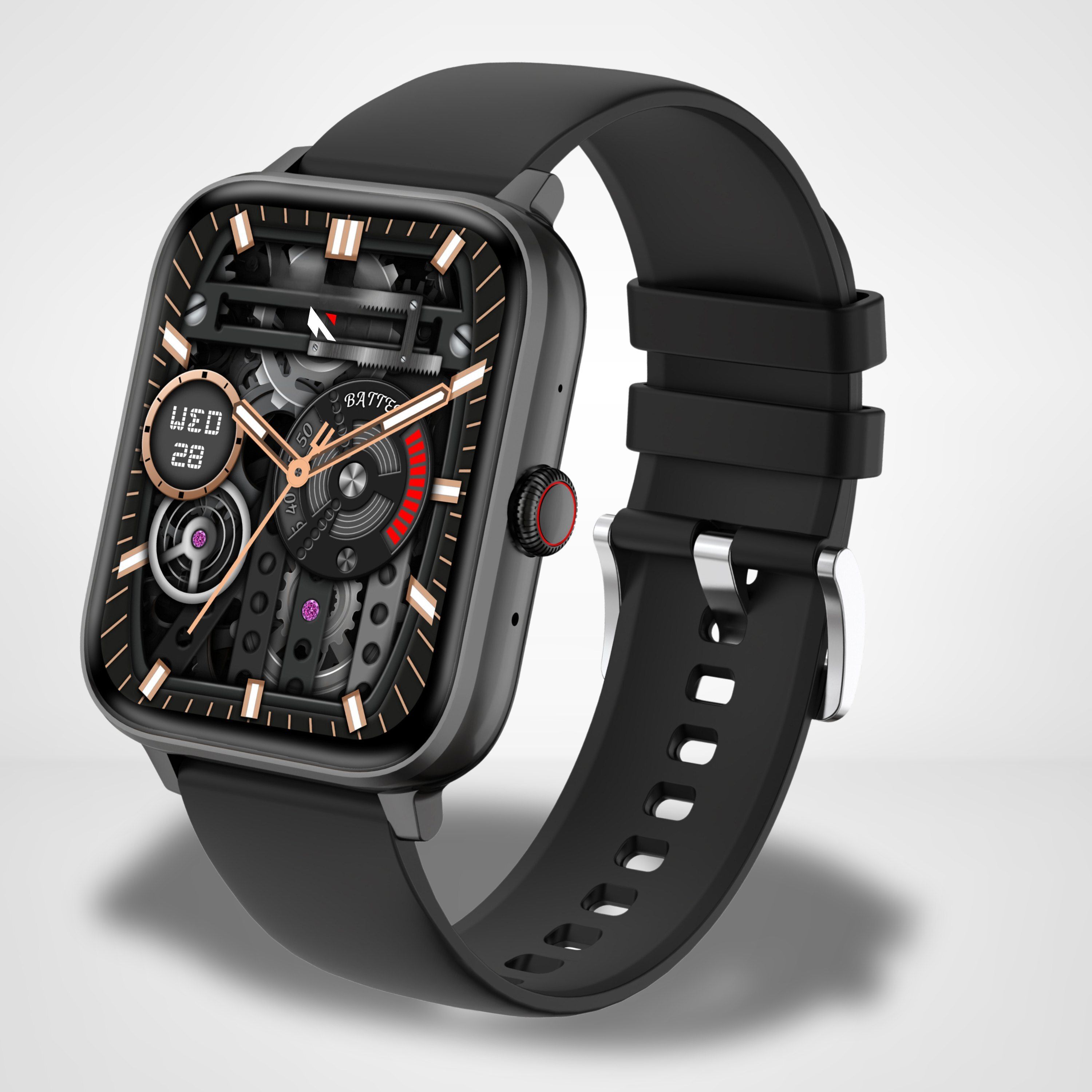 Nervfit Vibe 1.85" Display, BT Calls, Waterproof, HR/BP/Sleep tracking, 5Day Battery Smartwatch-picture-41