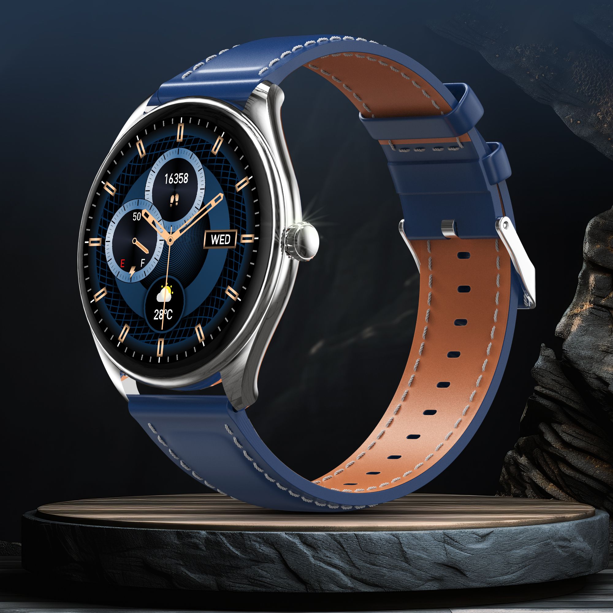 Pebble Legend Slimmest Design,Display, BT Calling, Premium Built Smartwatch-image-33