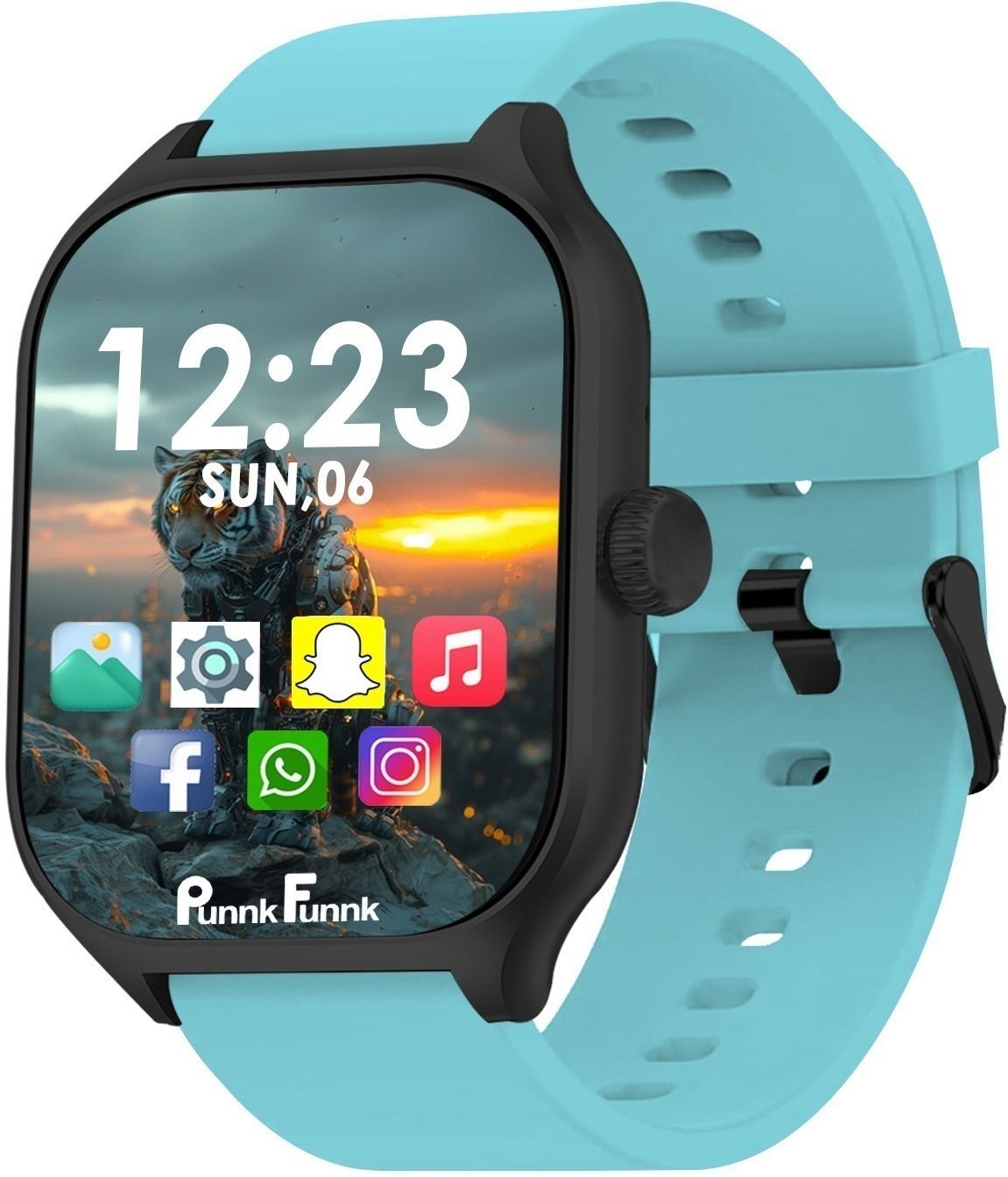 PunnkFunnk H9 Stay Connected, Stay Smart with Bluetooth calling & silicon Strap Smartwatch Smartwatch-image-31