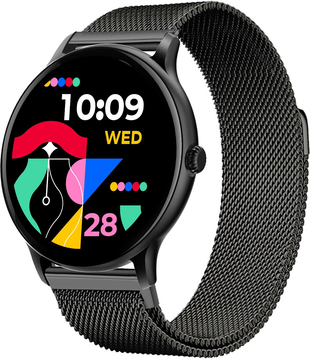 Fire-Boltt Ninja Talk 35.3mm (1.39) Round Bluetooth Calling Metal Body,120 Sports Modes Smartwatch-image-38