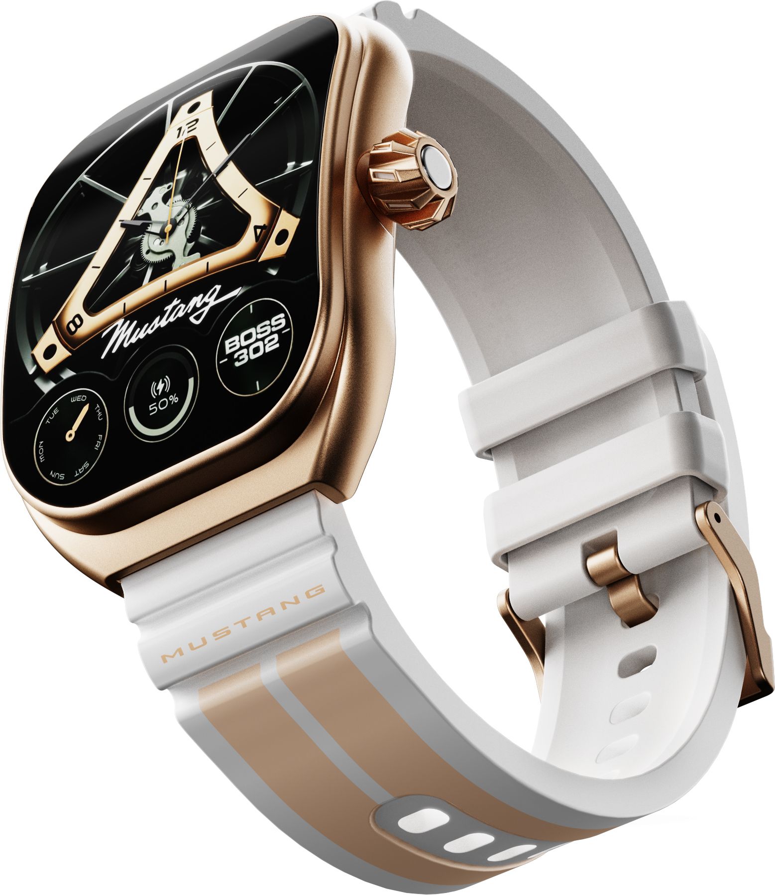 GOBOULT Mustang Muscle 2.01 inch HD 3D Screen, Extra Strap, Premium Crown, 600Nits, IP68 Smartwatch-picture-10