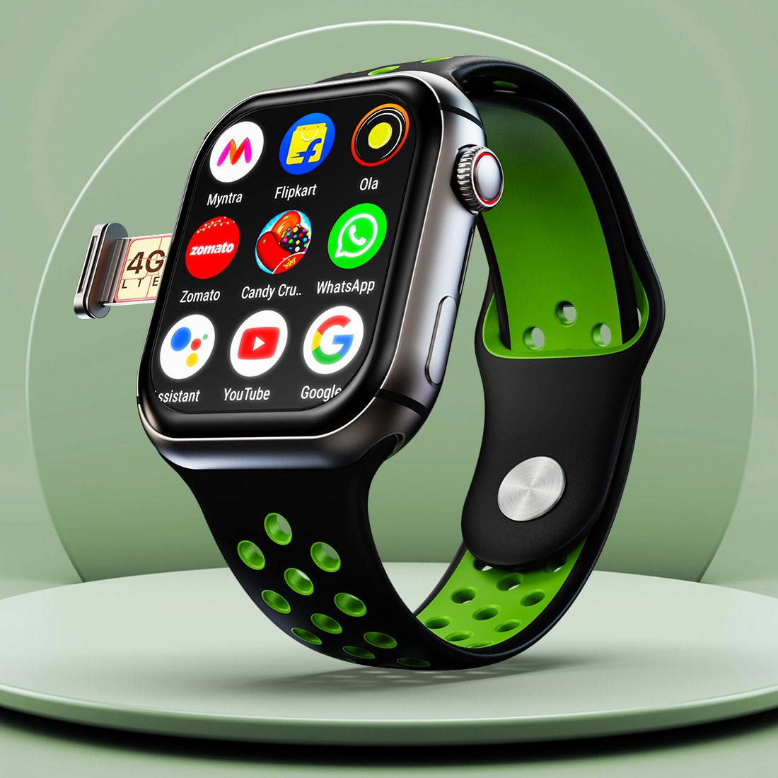 Fire-Boltt Dream WristPhone - 4G SIM/LTE/WiFi, Android OS, Play store unlimited apps, GPS Smartwatch-image-41
