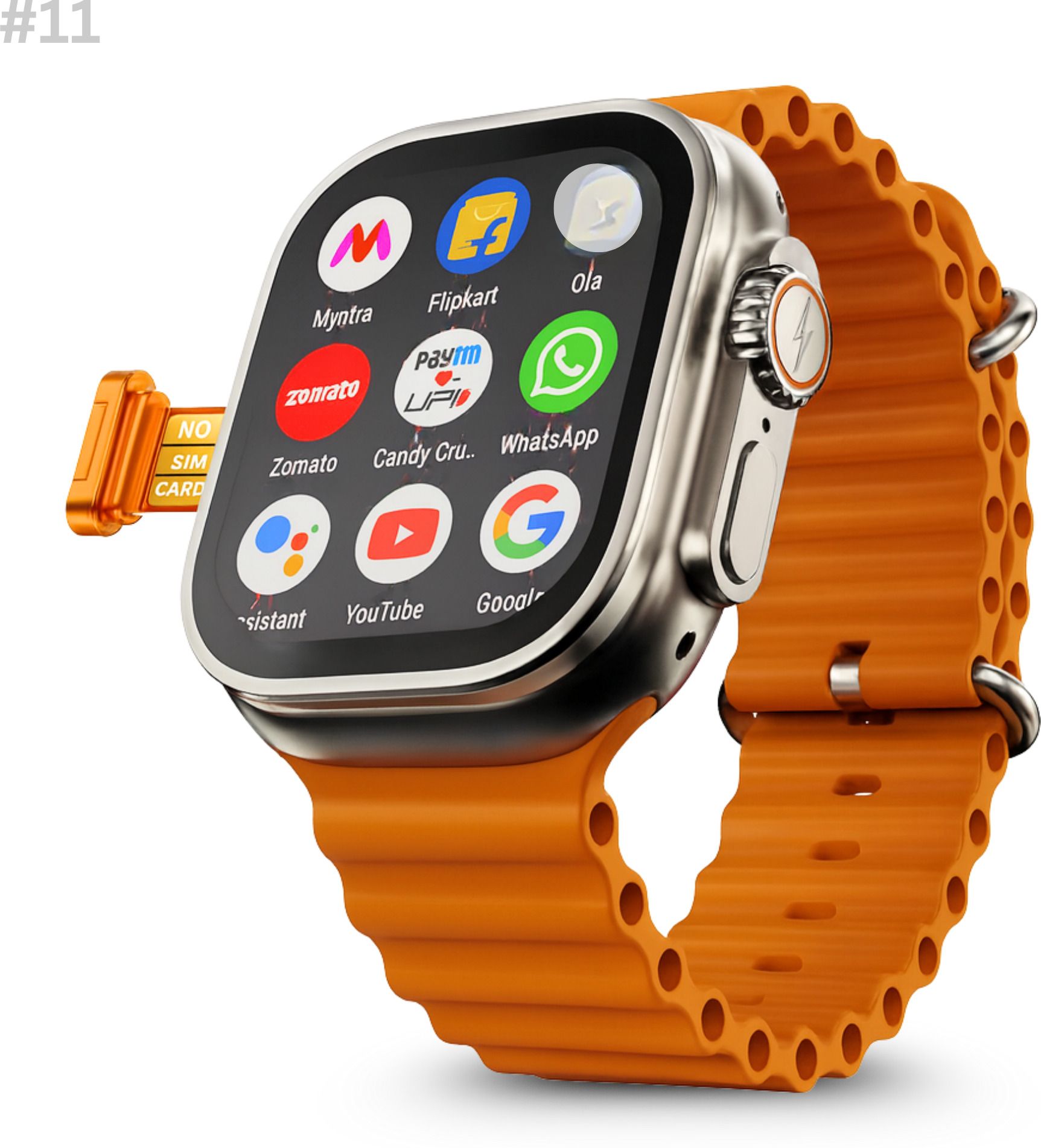 TECHIO T800 Smart Watch Ultra V-Pro 11 Nova Smart Watch Smartwatch-image-9