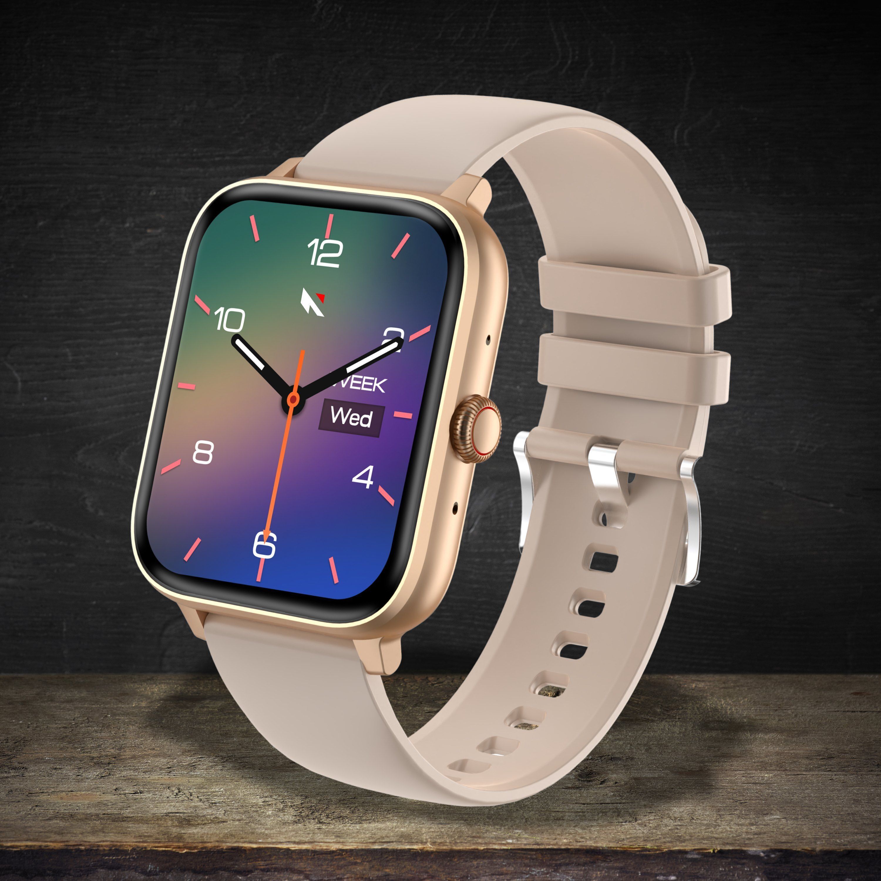 Nervfit Vibe 1.85" Display, BT Calls, Waterproof, HR/BP/Sleep tracking, 5Day Battery Smartwatch-image-38