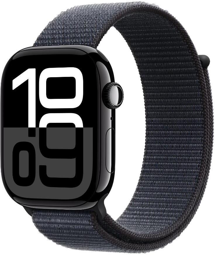 Apple Watch Series 10 GPS + Cellular 46mm Jet Black Aluminium with Ink Sport Loop-image-38