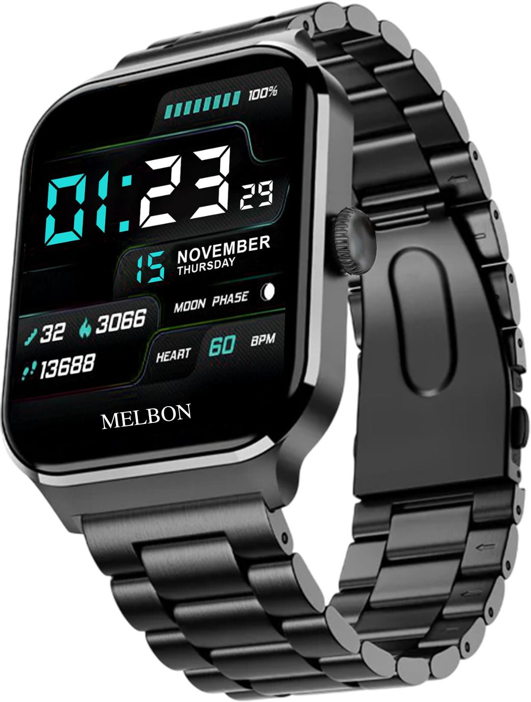 Melbon Lumina 2.01 AMOLED Display, Smart Health Monitoring, Fitness, 100+ Sports Mode Smartwatch-picture-15