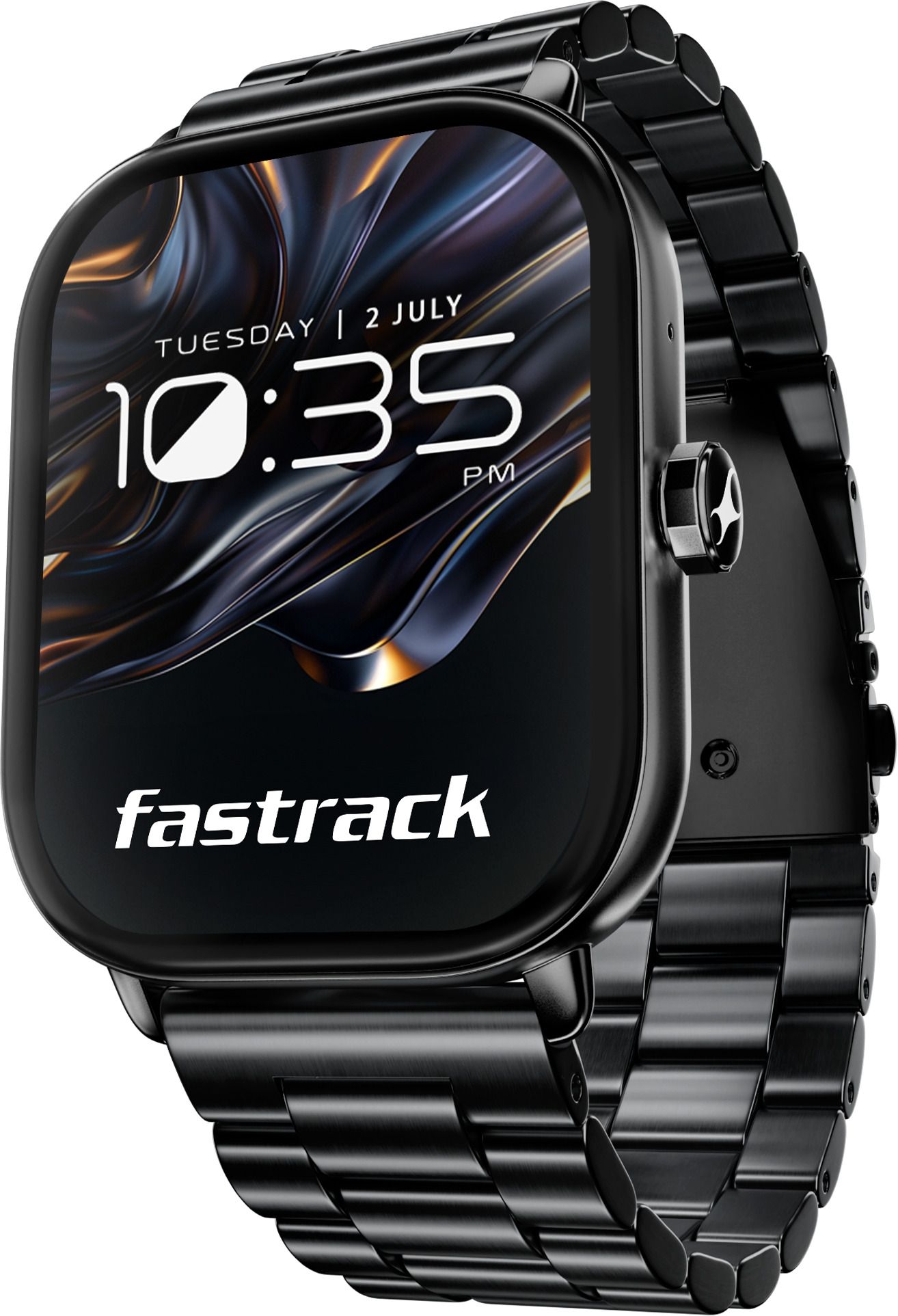 Fastrack Radiant FX2-2.04''|AMOLED|AOD|Premium Design|SS Strap|Functional Crown |Fashion Smartwatch-picture-17