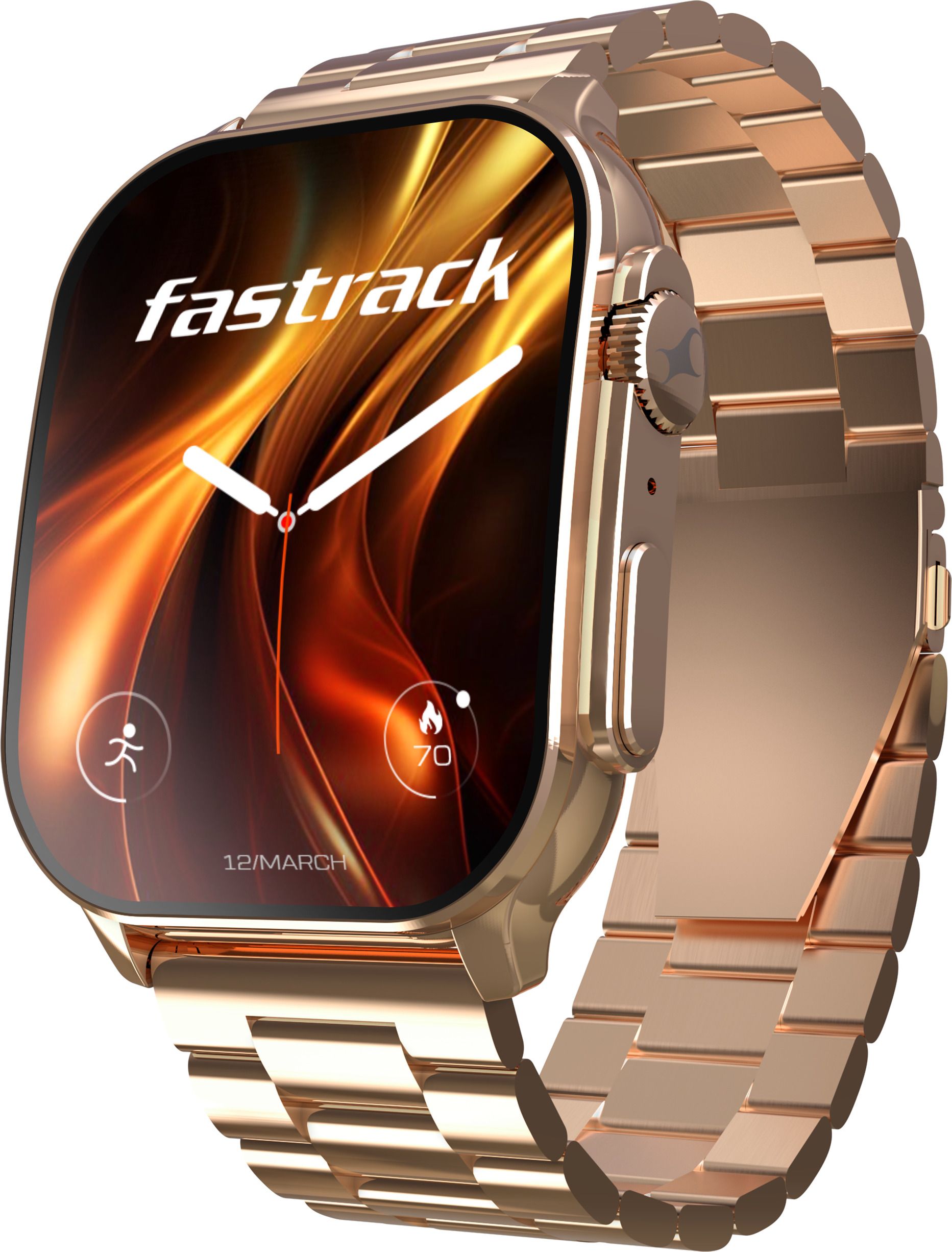 Fastrack Revoltt FS2Pro-1.96''|Super AMOLED Curved|Premium Glossy Metal|1000 Nits|Fashion Smartwatch-picture-36
