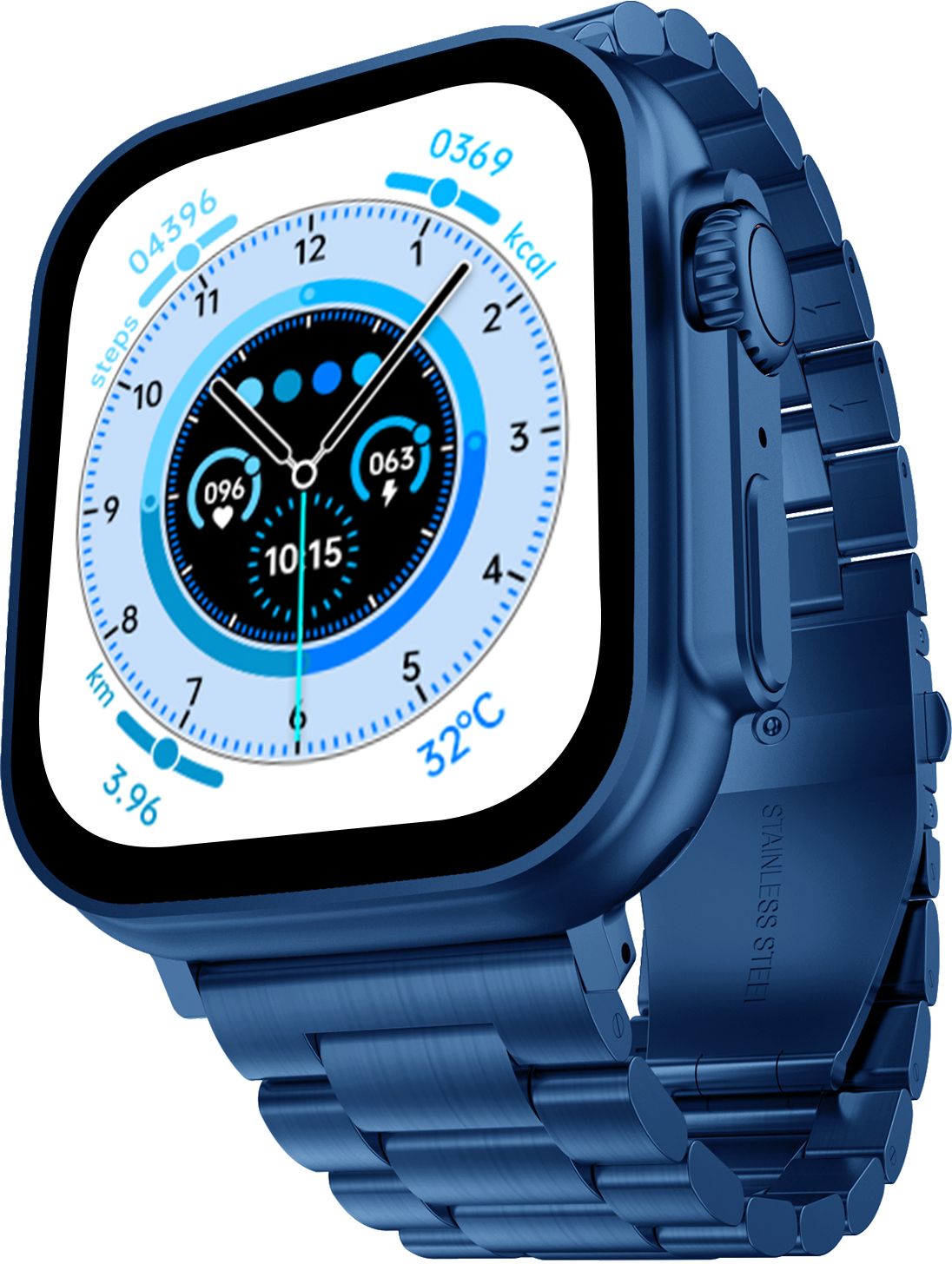 Fire-Boltt Gladiator 49.7mm Display, Stainless Steel, Bluetooth Call, 123 sports modes Smartwatch-picture-12