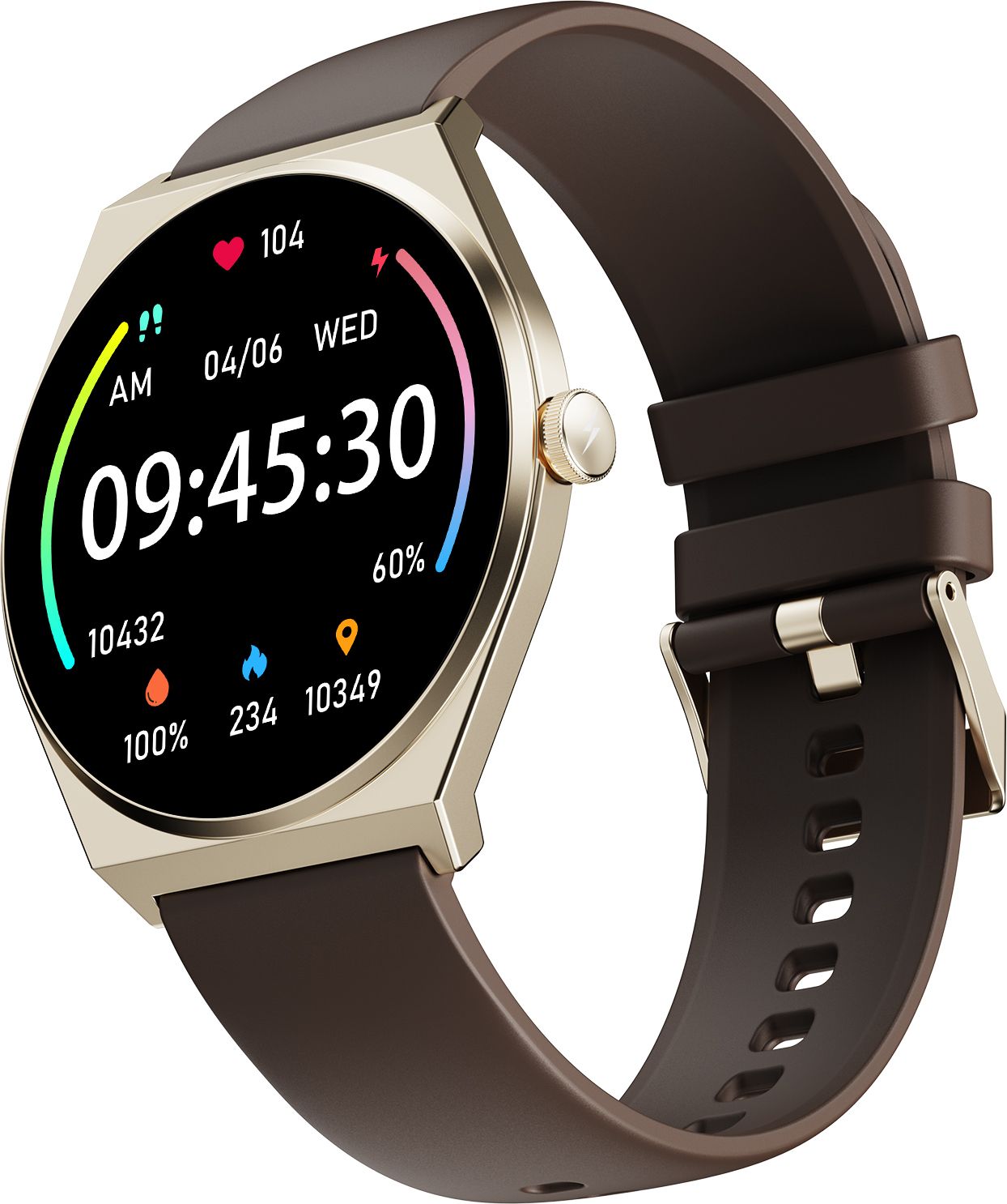 Fire-Boltt Legacy Nova 1.43 inch Ultra Slim AMOLED Wireless Charging Rotating Crown BT Call Smartwatch-image-27
