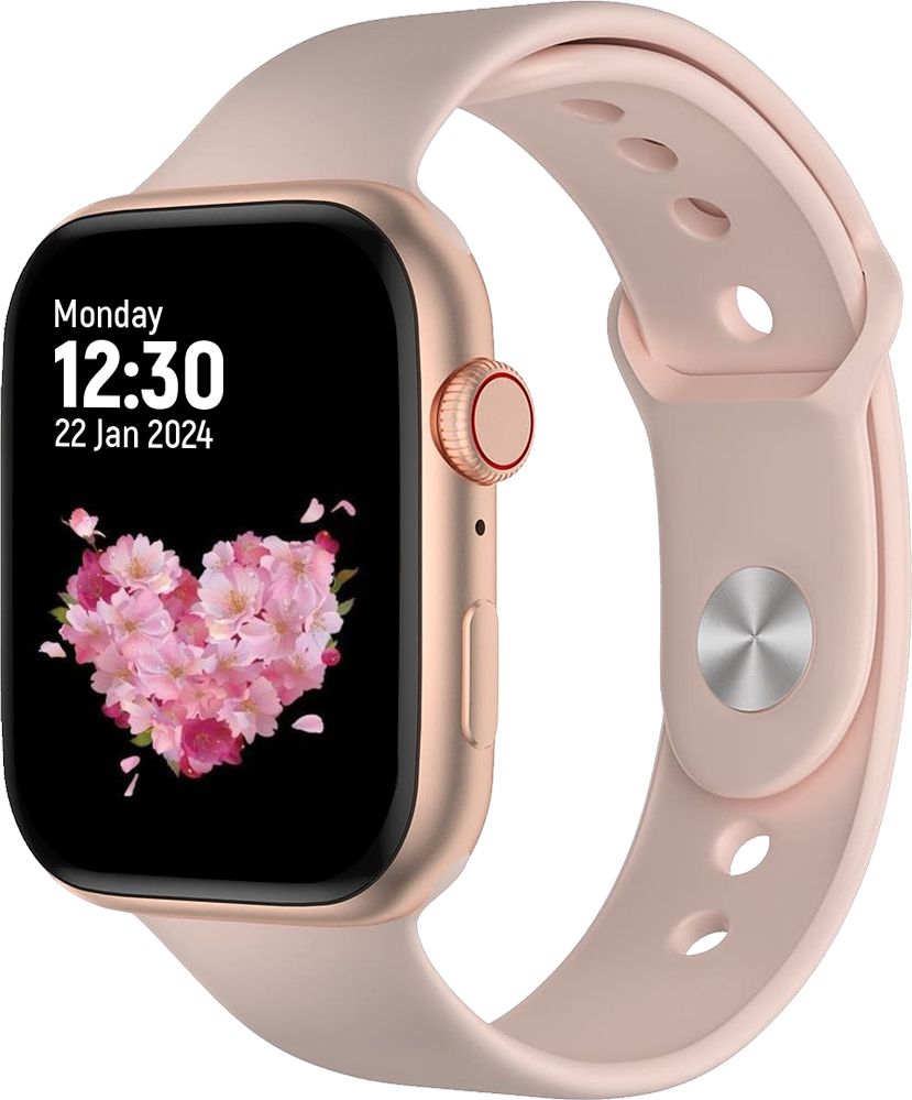 WTG i8 Pink 1.54" HD Display Bluetooth Calling, Notifications, Music & Fitness Smartwatch-picture-44