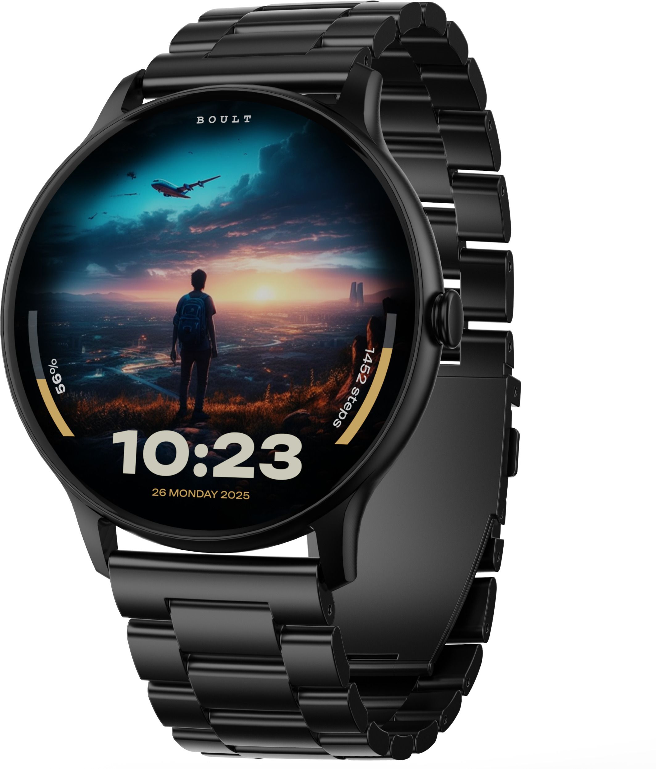 Boult Dire 1.38'' 2.5D Curved HD Display, 500Nits, 250+ Watch Faces, Health Track,IP67 Smartwatch-image-32