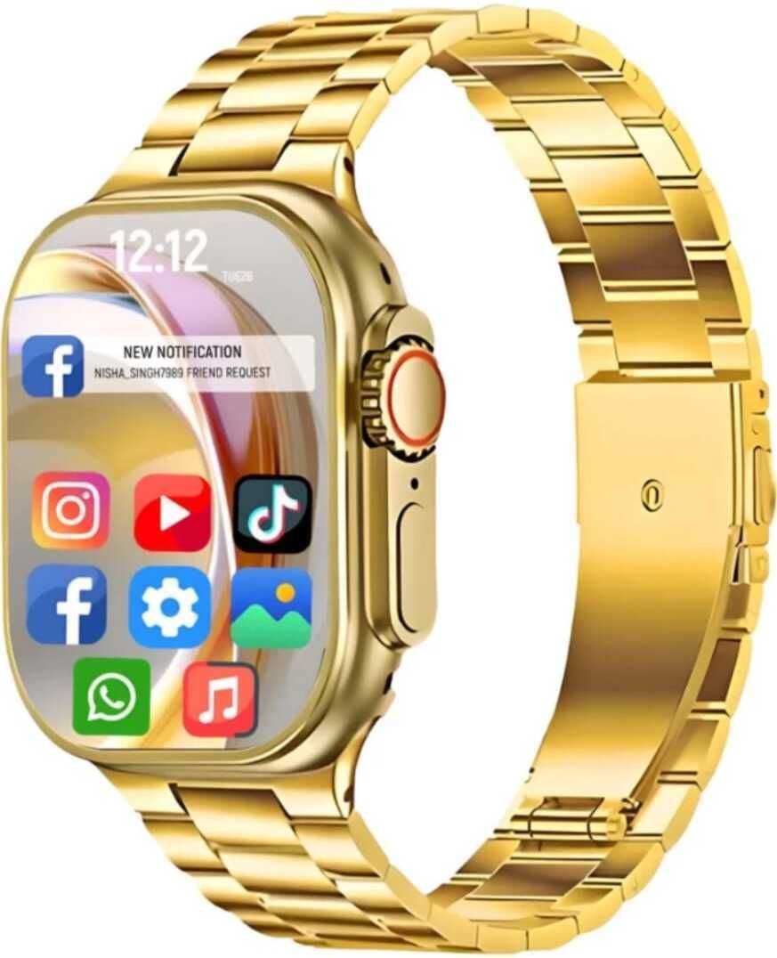 TECHMAZE Watch With 2 Straps Smartwatch-image-2