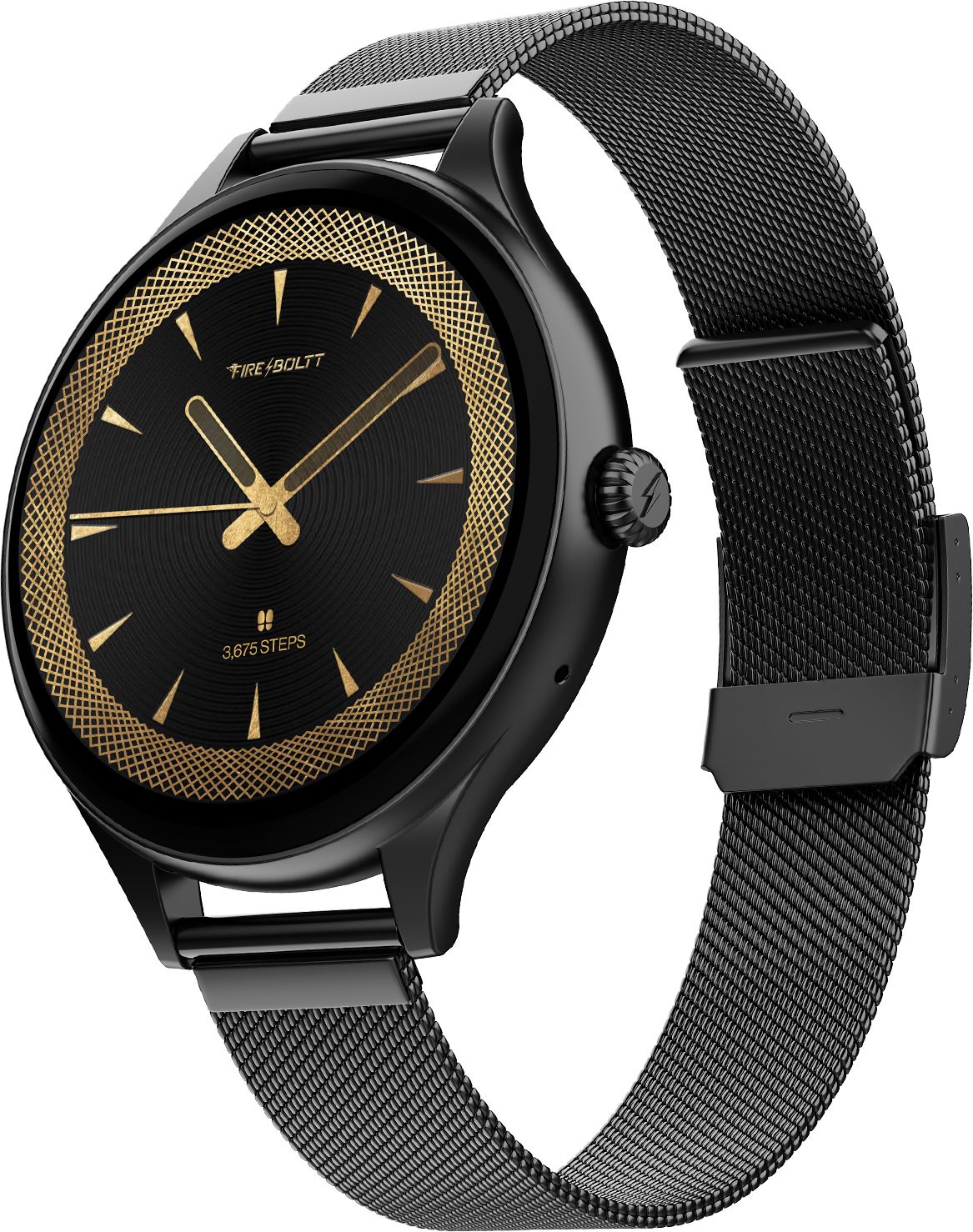Fire-Boltt Hurricane Air 1.26 Round Display Rotating Crown Metal Body Wireless Charging Smartwatch-image-10