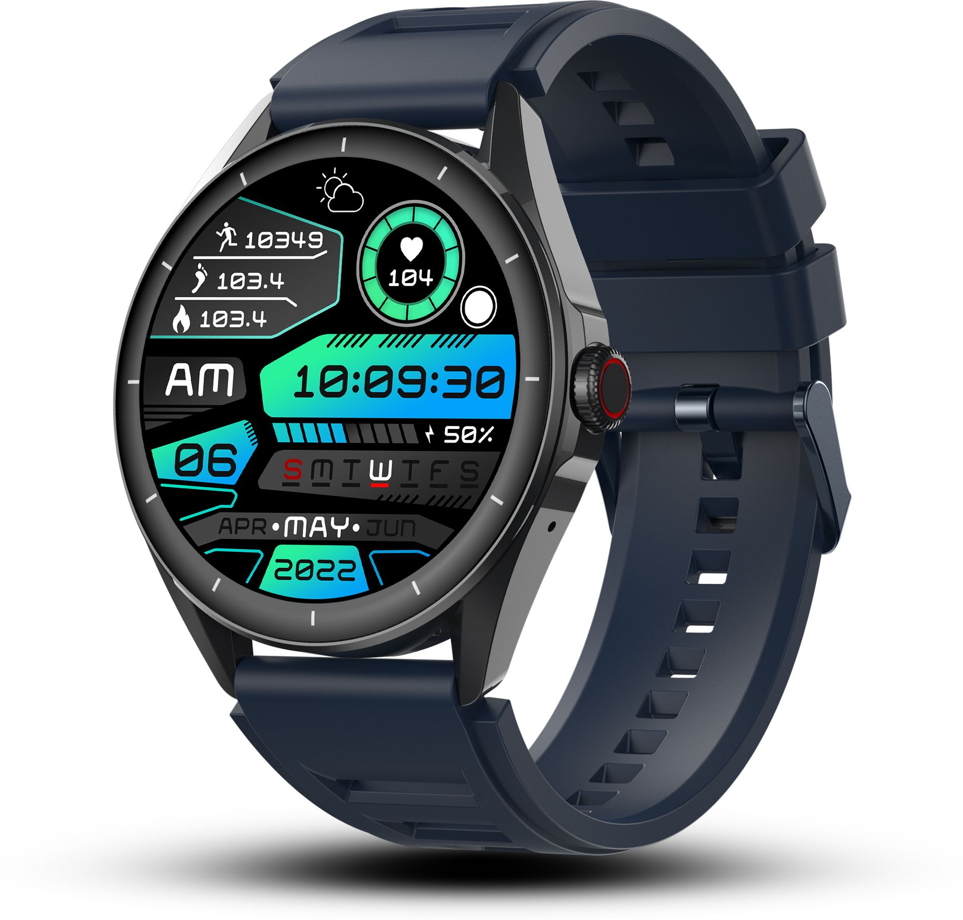 Pebble Cosmos Valor 1.43"Amoled Display, BT Calling, Multi Sports Modes, Rotating Crown Smartwatch-picture-33