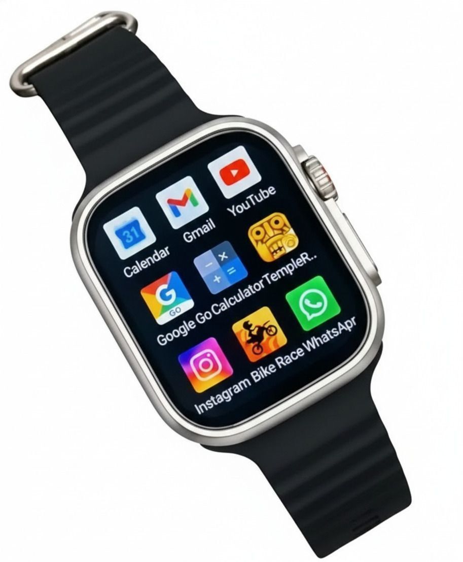 TECHIO T800 Ultra Kids Smartwatch, Bluetooth Calling, 1.99" Display, Games (Black) Smartwatch-image-10