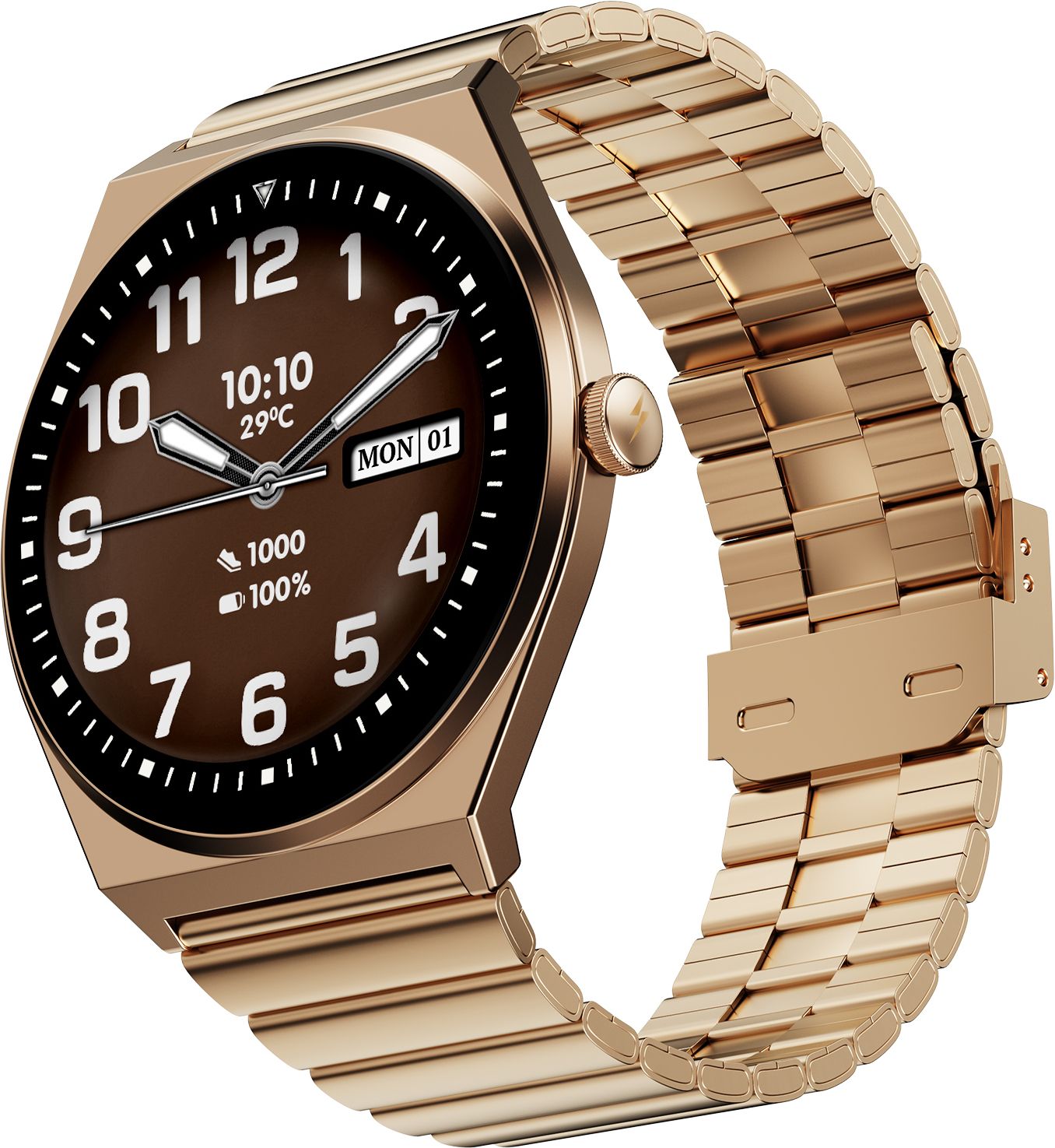 Fire-Boltt Legacy Nova 1.43 inch Ultra Slim AMOLED Wireless Charging Rotating Crown BT Call Smartwatch-image-25