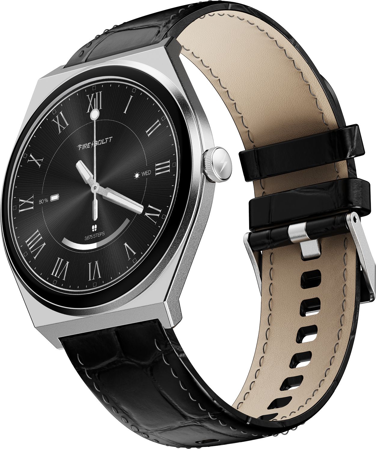 Fire-Boltt Legacy Nova 1.43 inch Ultra Slim AMOLED Wireless Charging Rotating Crown BT Call Smartwatch-image-11