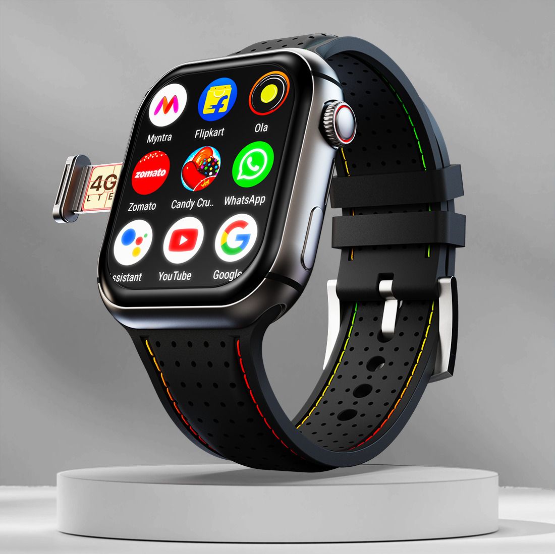 Fire-Boltt Dream WristPhone - 4G SIM/LTE/WiFi, Android OS, Play store unlimited apps, GPS Smartwatch-image-43