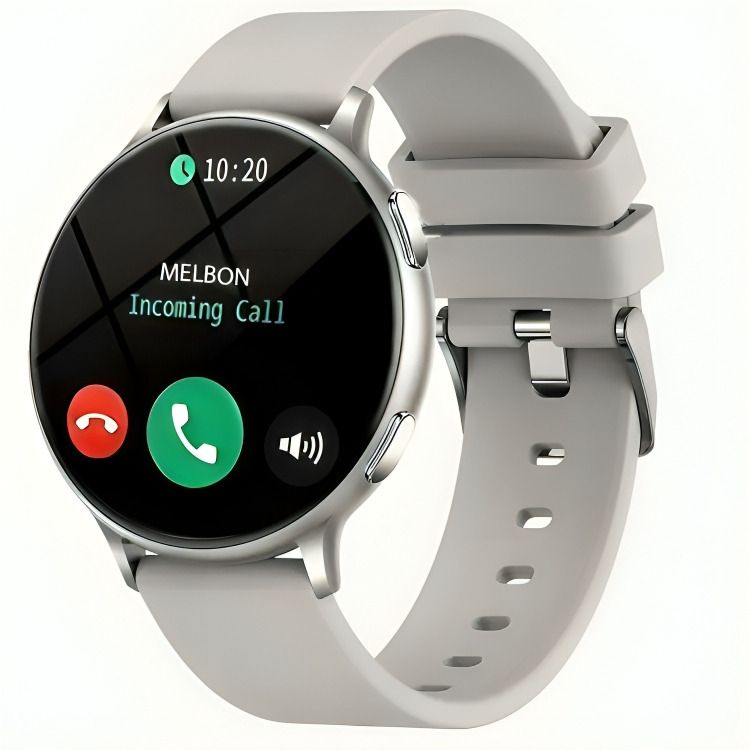 Melbon 2 Bluetooth calling, Sporty Heart Rate Monitoring Sleep Tracking Round Smartwatch-picture-38