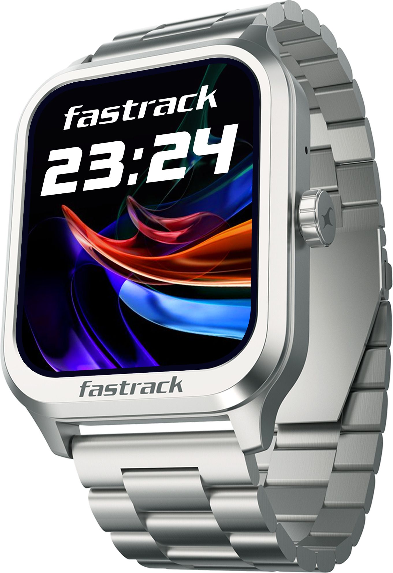 Fastrack Revolt Classic-1.83''|Metal Design|Working Crown|AIVoice Assistant|IP68|Fashion Smartwatch-image-6