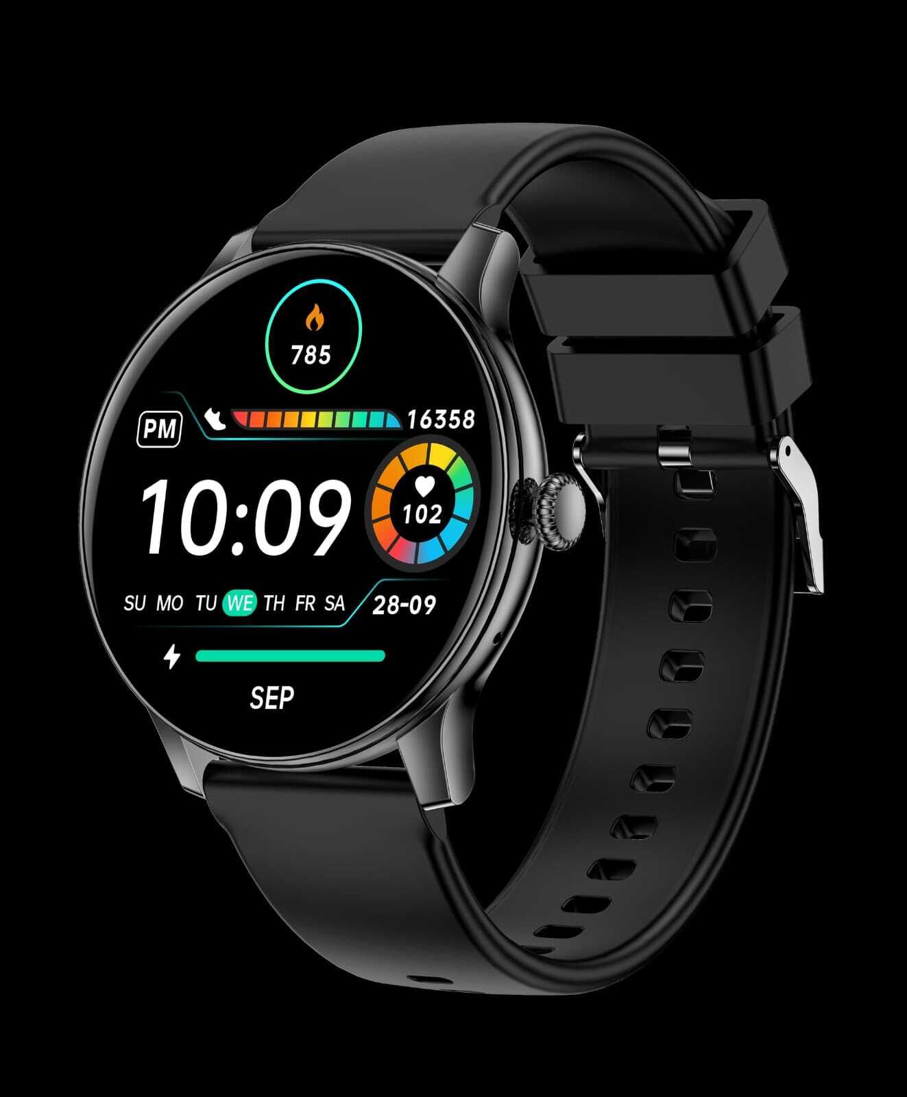 SPARKPLUG Digital Active Round Smart multiple sports modes wrist watch pack of 01 Smartwatch-image-24