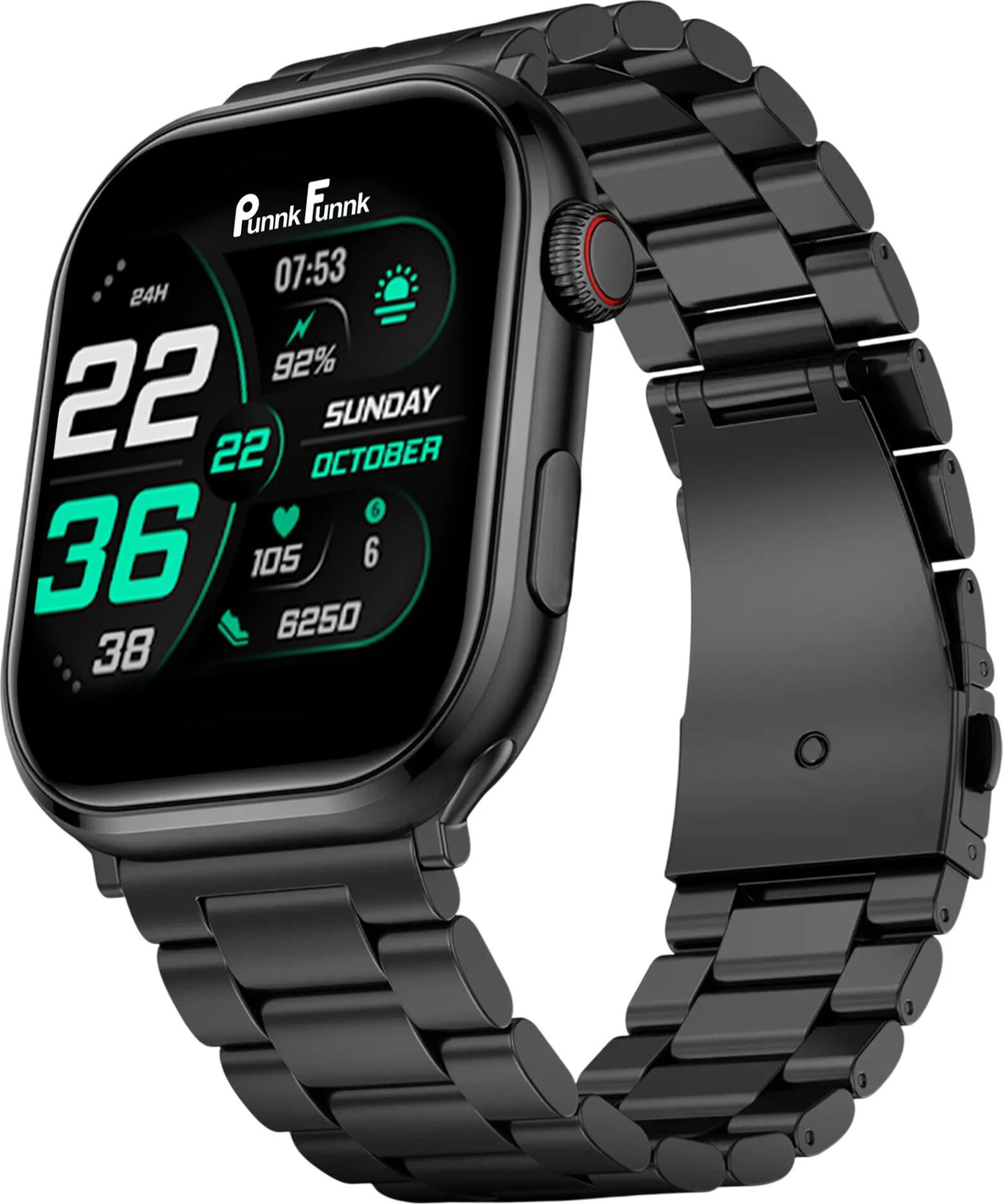 PunnkFunnk i8 2.1"Amoled Display, Bt Calling Music, Media Notification, Voice Assist, IP67 Smartwatch-picture-32