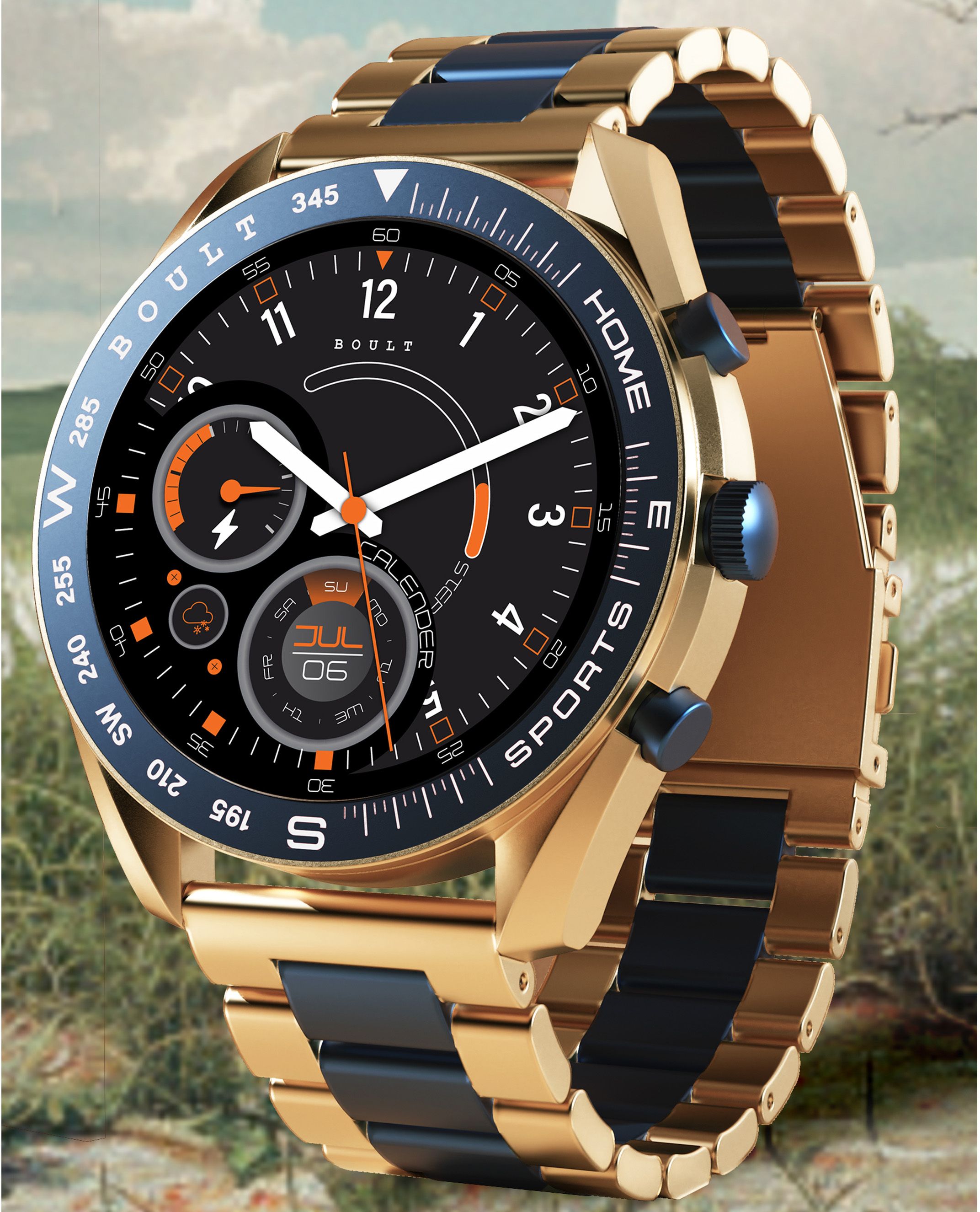 Boult Mirage 1.39" Screen, BT Calling, Working Crown, Zinc Alloy Frame, 500 Nits, SpO2 Smartwatch-picture-28