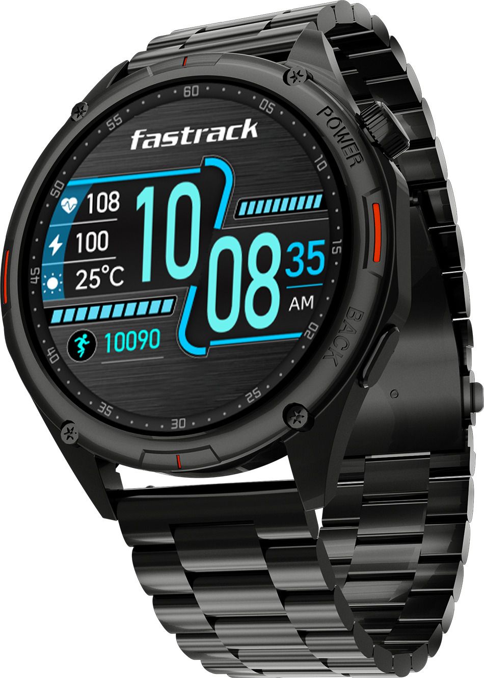 Fastrack Marvellous FX1-1.43''|Super AMOLED|3D Dynamic UI|SS Strap |Premium Fashion Men's Smartwatch-picture-16