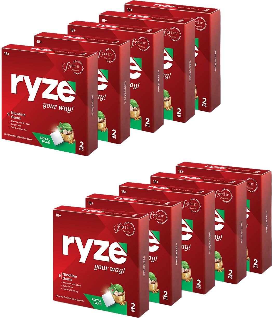 Nicotine Gum 2mg Royal Paan (90 Gums) Smoking Cessations Smoking Cessations