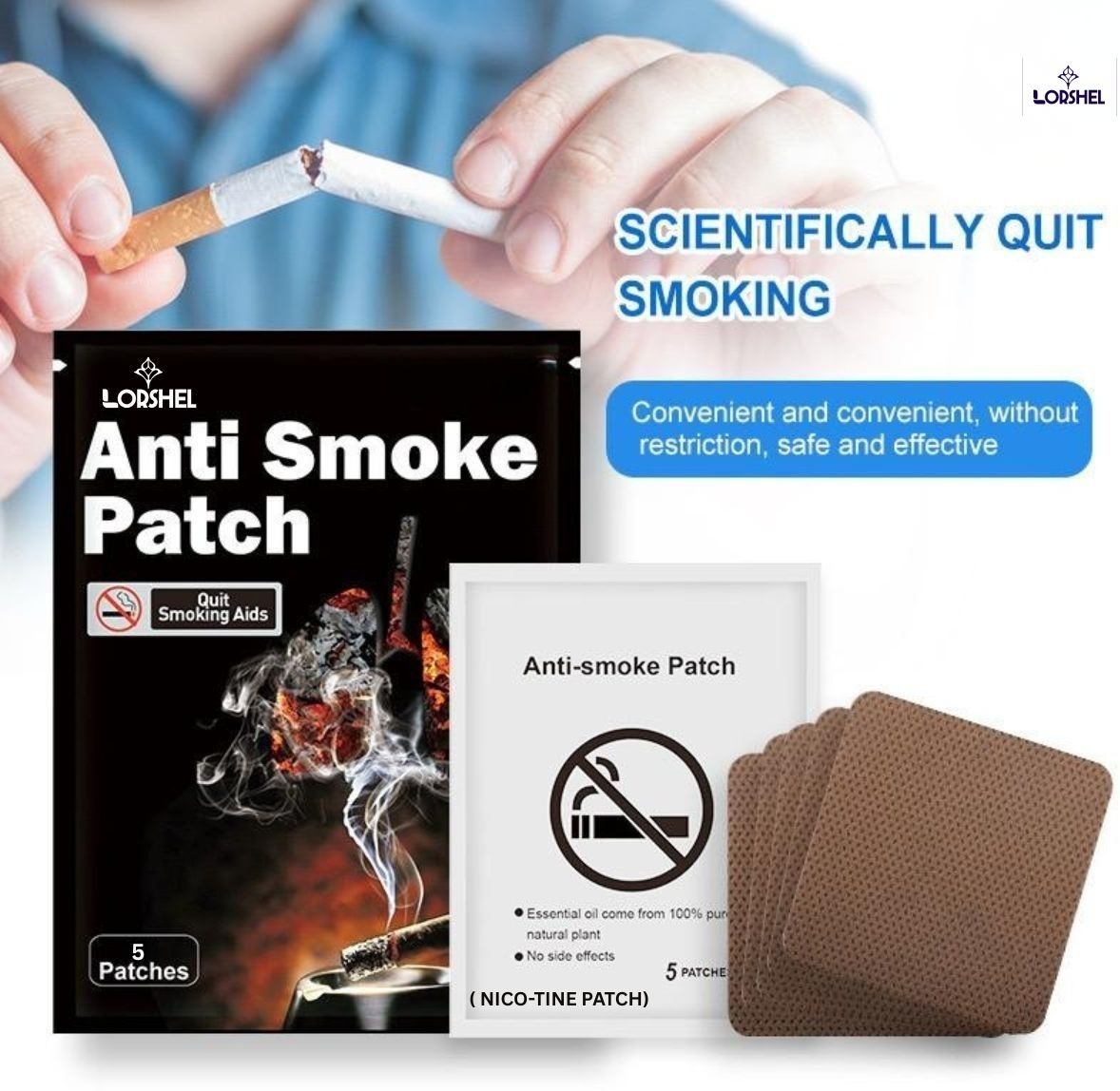 Nico-tine Patch : Professional Quality & Safe Formula Smoking Cessations-image-13