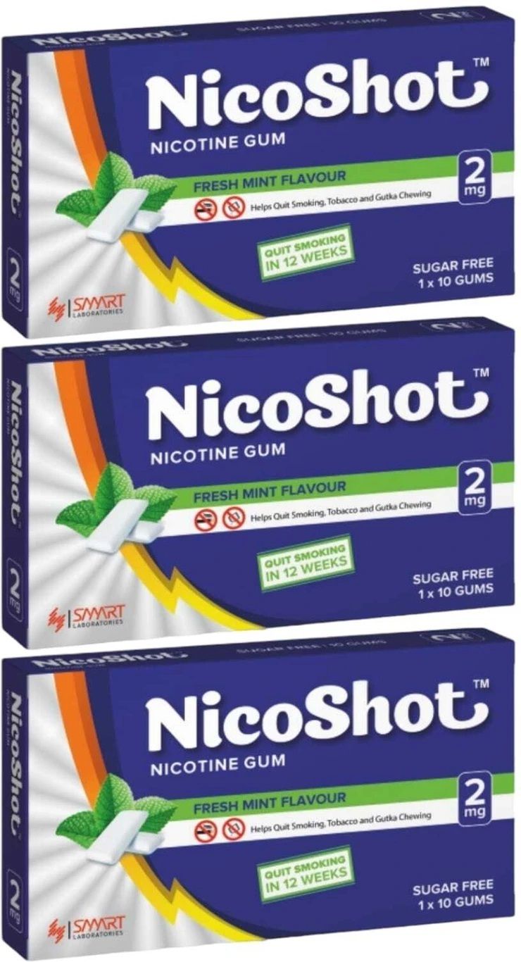 NICOTINE GUM 2MG | FRESH MINT FLAVOUR Smoking Cessations-image-40