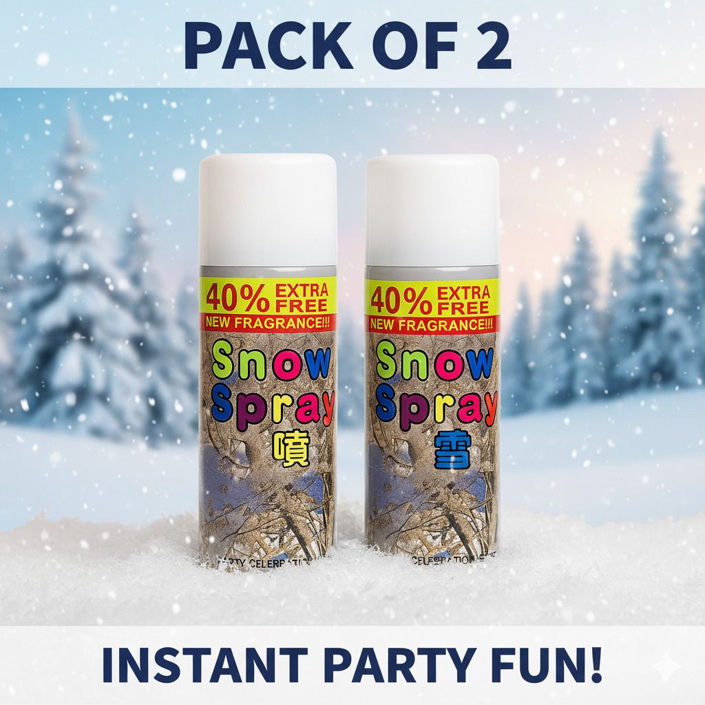 festivaura Premium Foam Fun | Party Snow Spray Pack-2 | Perfect for Weddings, Birthdays Snow Spray-picture-11